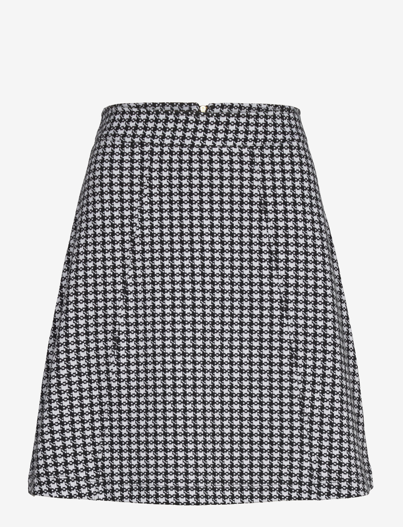 Jumperfabriken - Madeleine Dogtooth Skirt - korte nederdele - black - 0