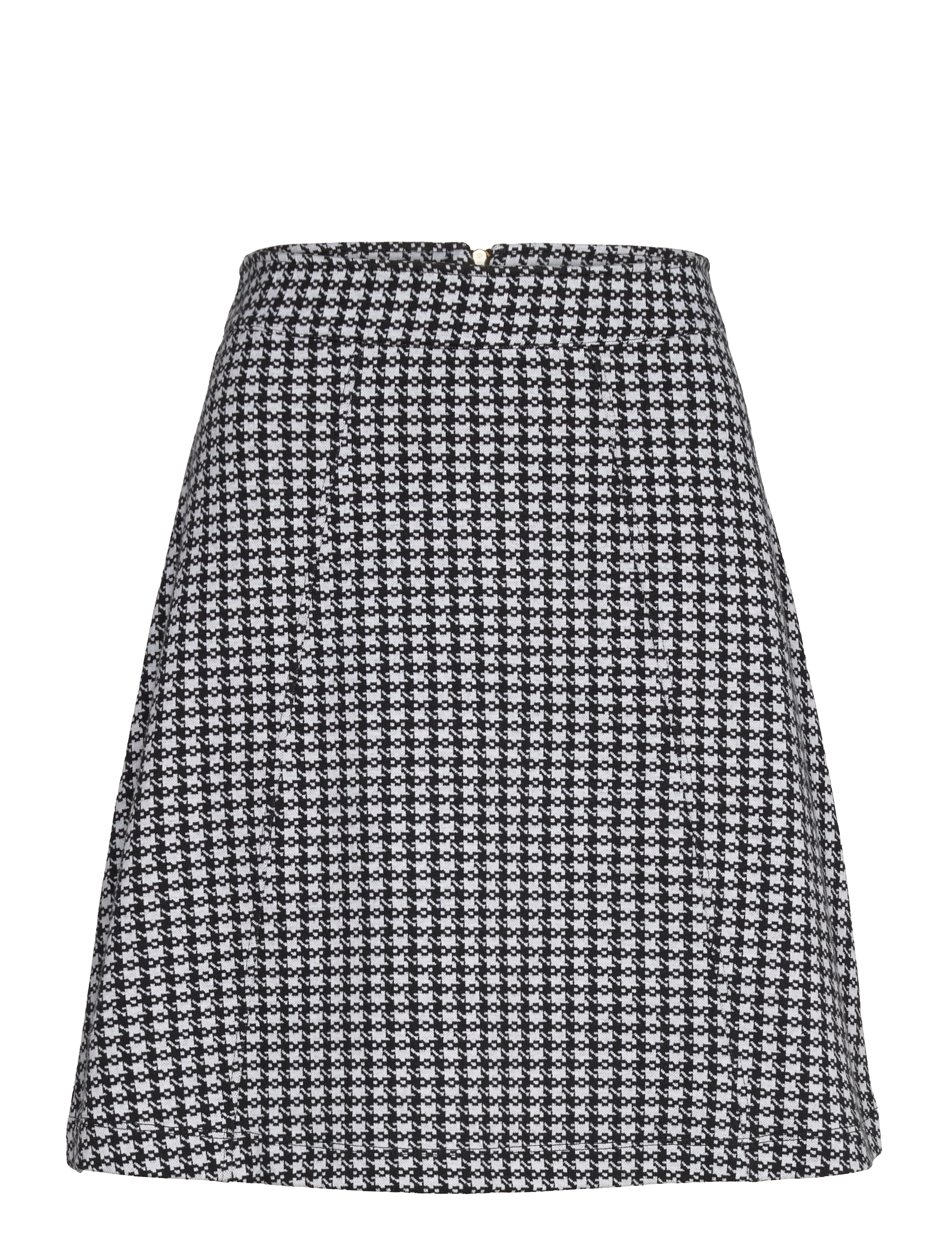 Jumperfabriken Madeleine Dogtooth Skirt - Jumperfabriken - BLACK / black