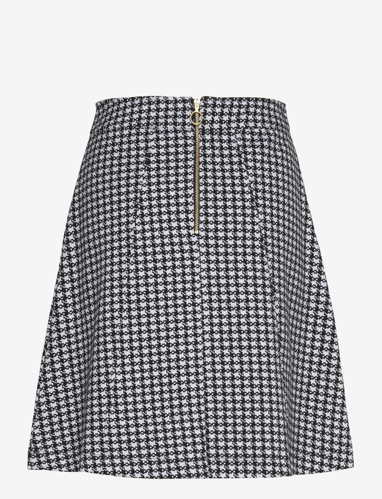 Jumperfabriken - Madeleine Dogtooth Skirt - korte nederdele - black - 1