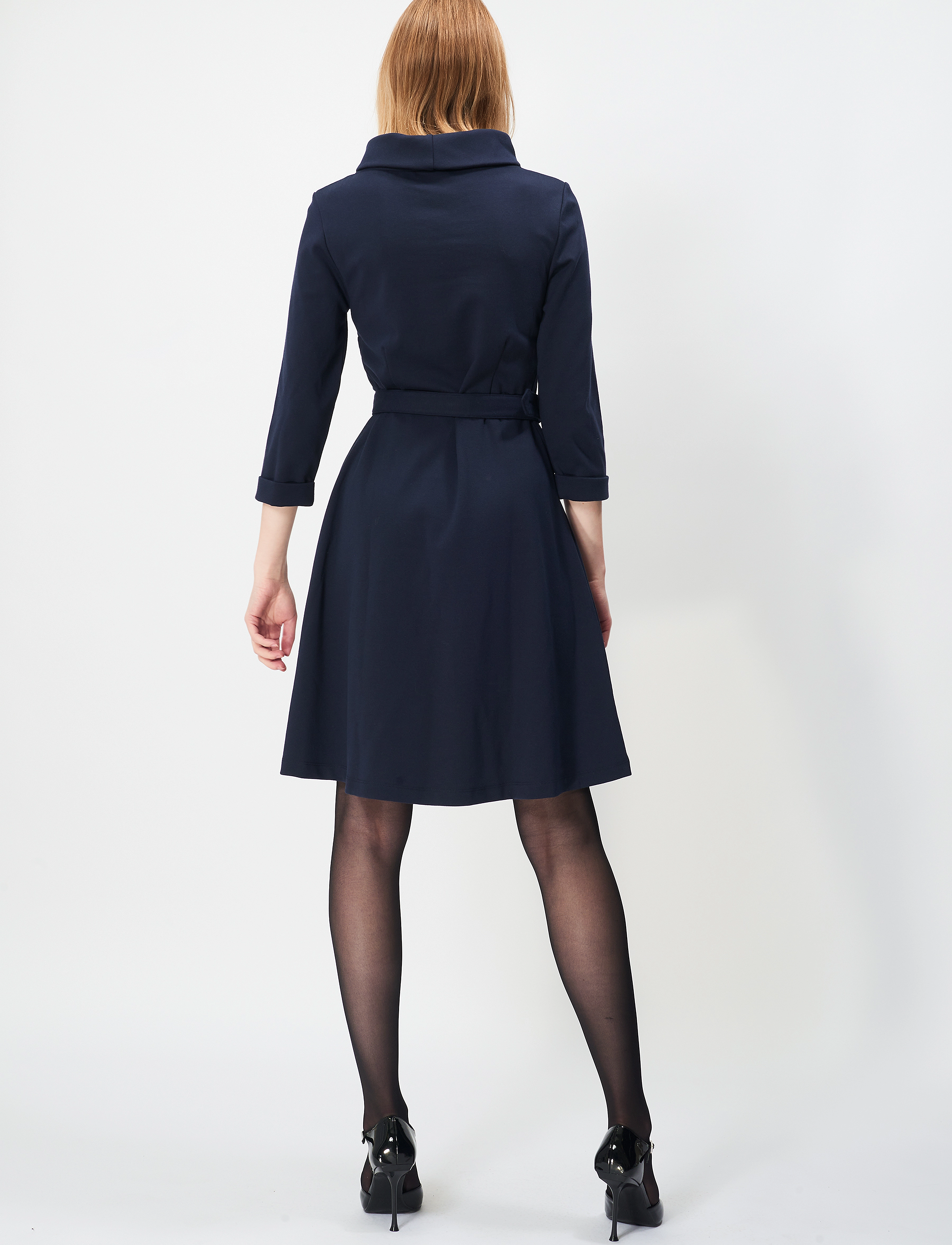 Jumperfabriken - Kim Dress - sukienki do kolan i midi - navy - 4