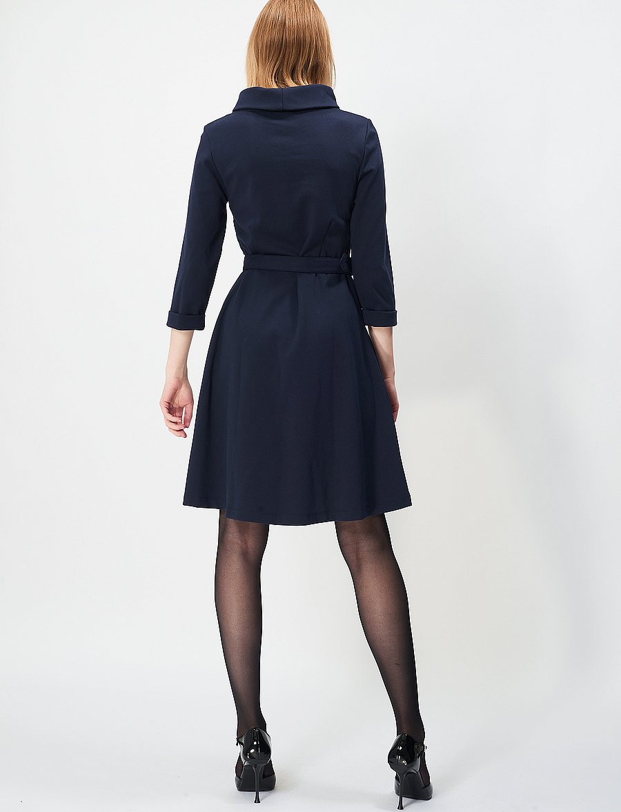 Jumperfabriken - Kim Dress - sukienki do kolan i midi - navy - 4