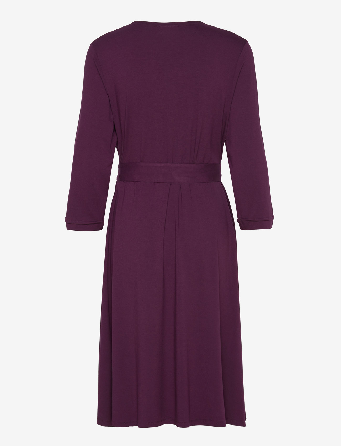 Jumperfabriken - Kate Dress - omlottklänningar - burgundy - 2