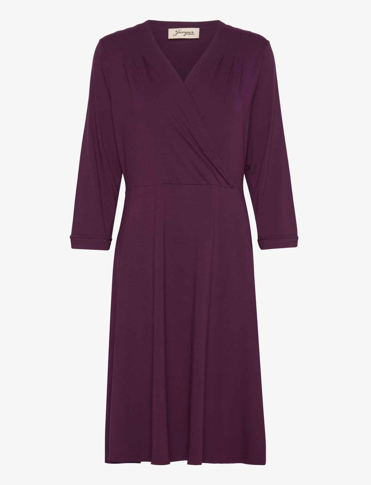 Jumperfabriken - Kate Dress - omlottklänningar - burgundy - 3