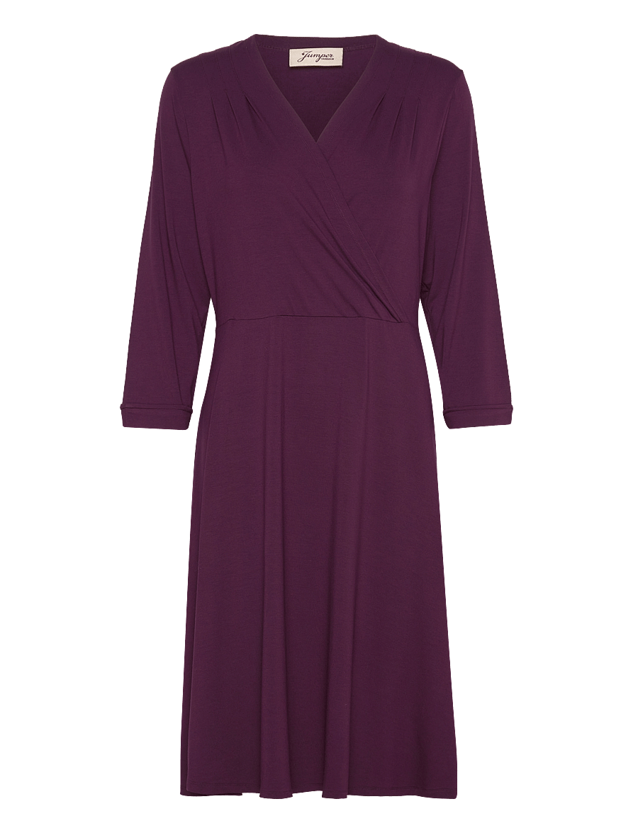 Jumperfabriken - Kate Dress - wikkeljurken - burgundy - 3