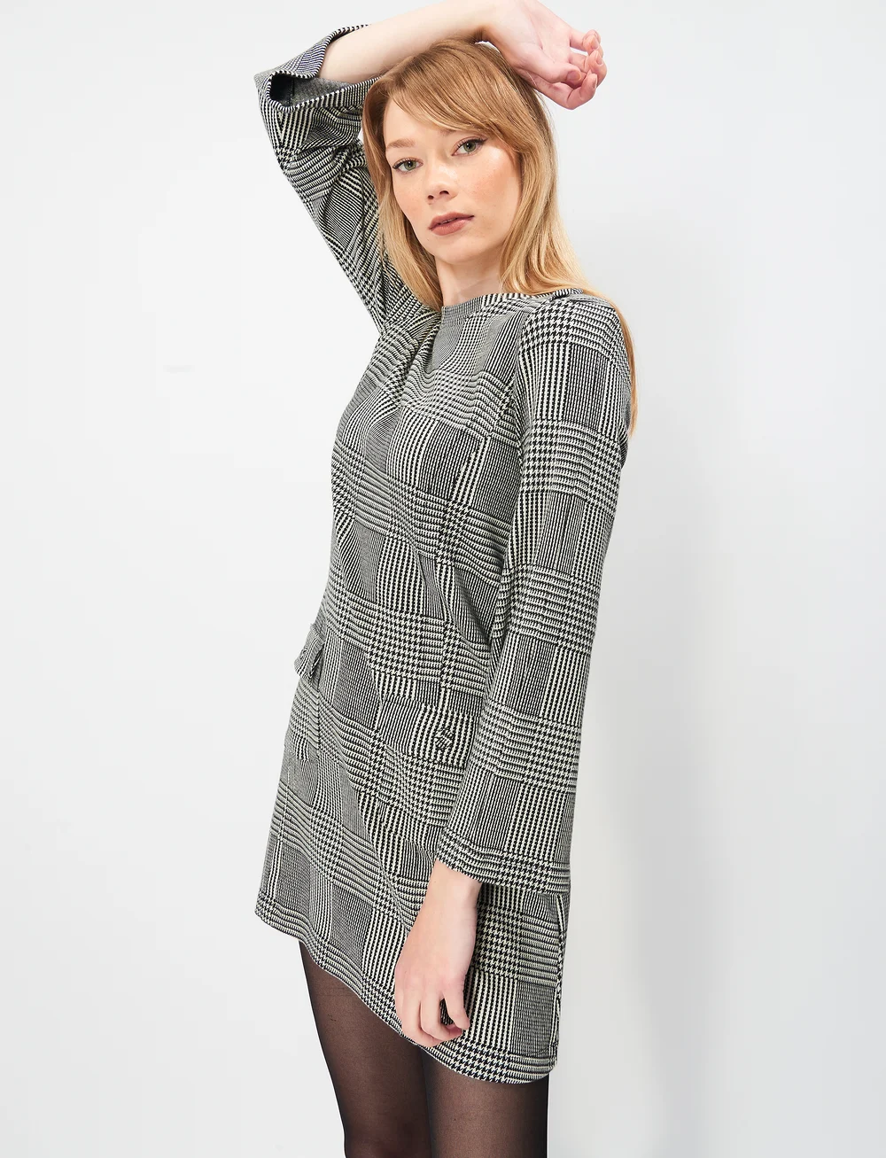 Jumperfabriken - Janet Dress - cocktail dresses - black/white - 4