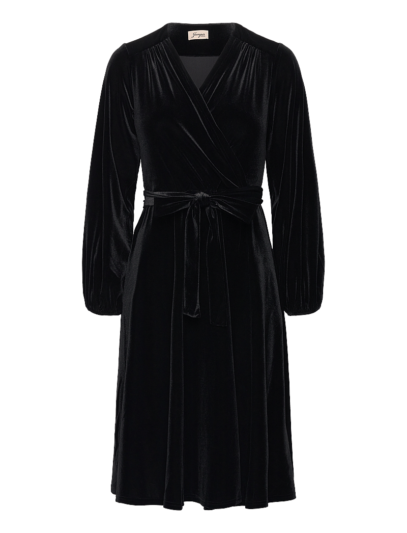 Jumperfabriken - Milena Dress - wickelkleider - black - 1