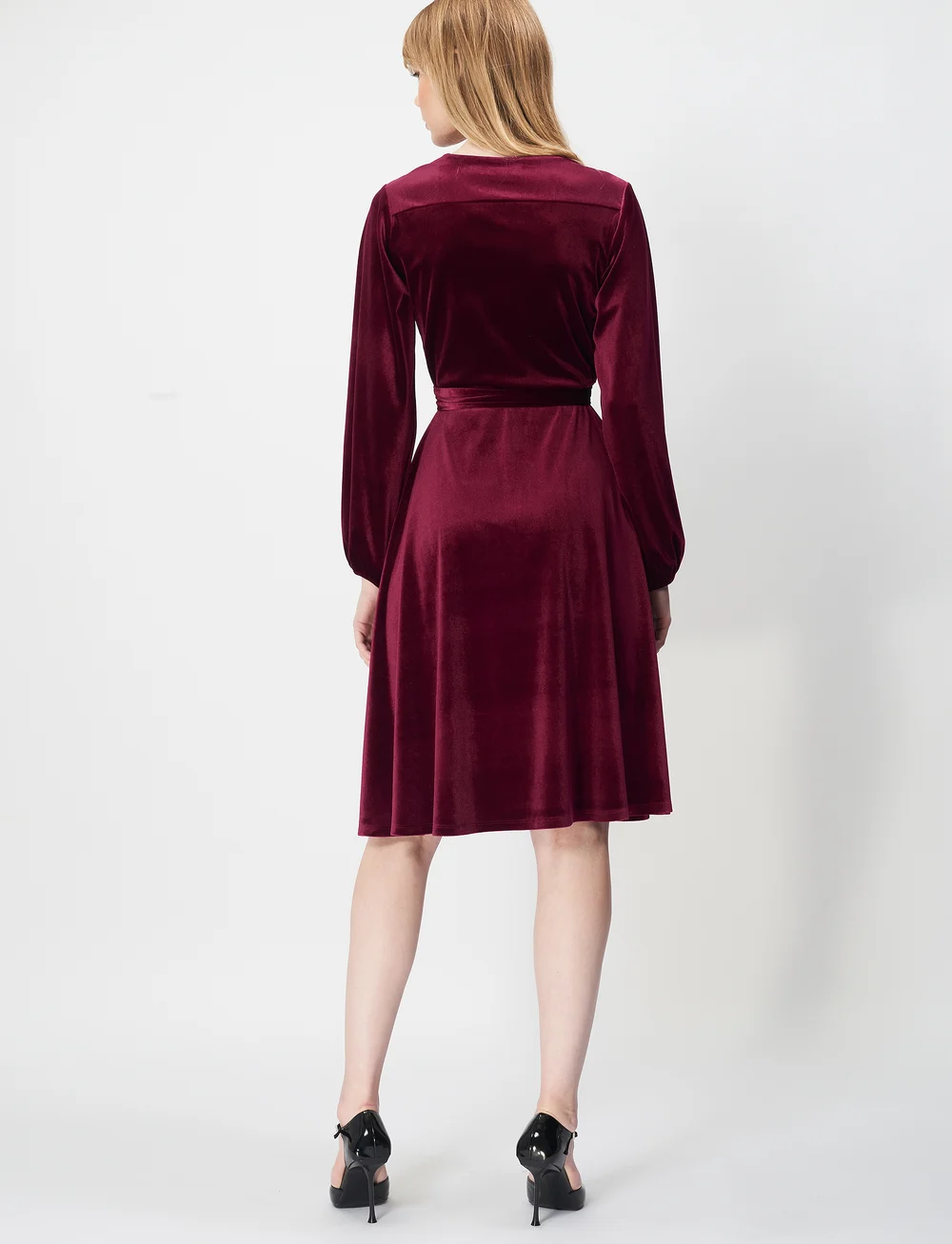 Jumperfabriken - Milena Dress - hõlmikkleidid - burgundy - 4