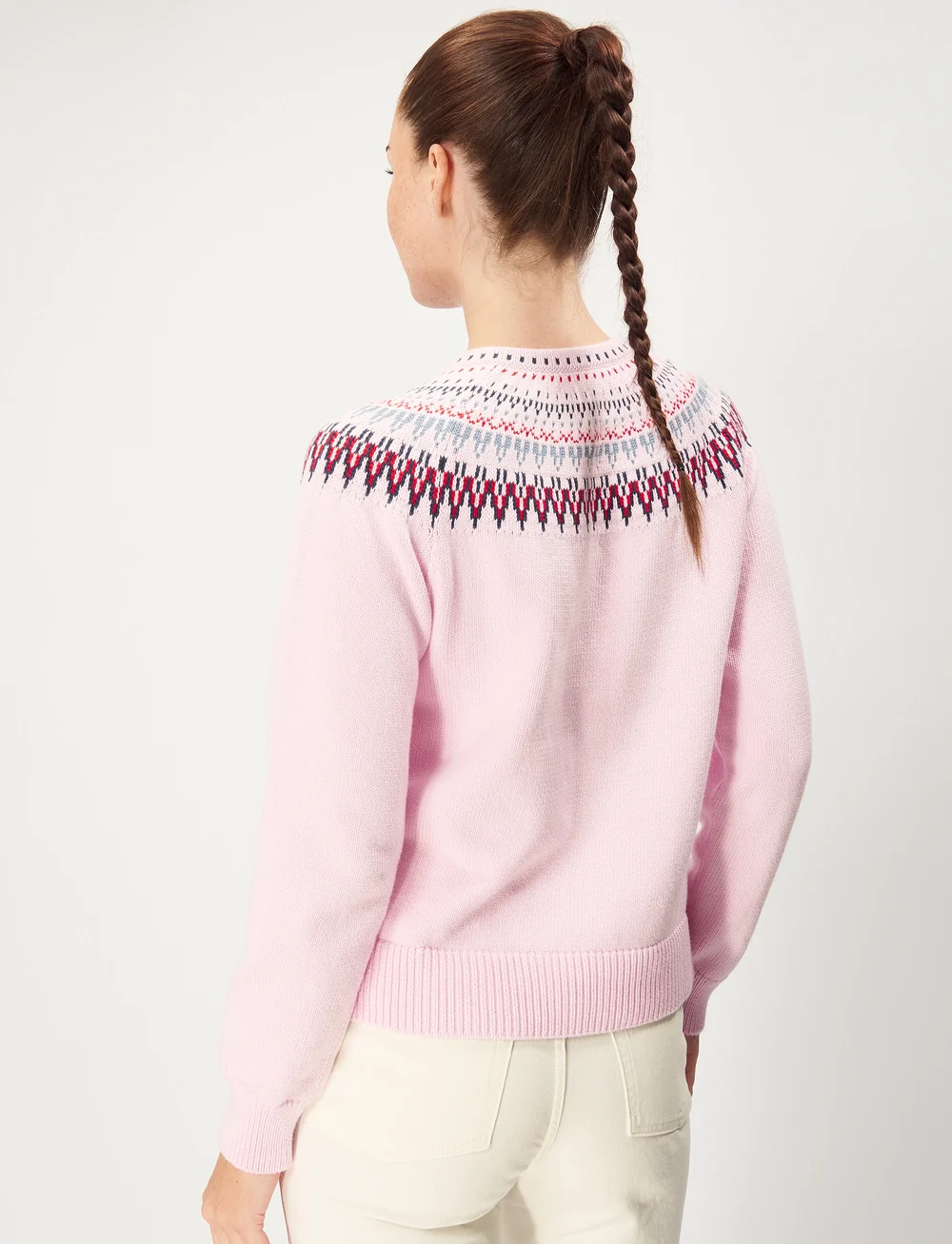 Jumperfabriken - Joelle Cotton Cardigan - koftor - pink - 4