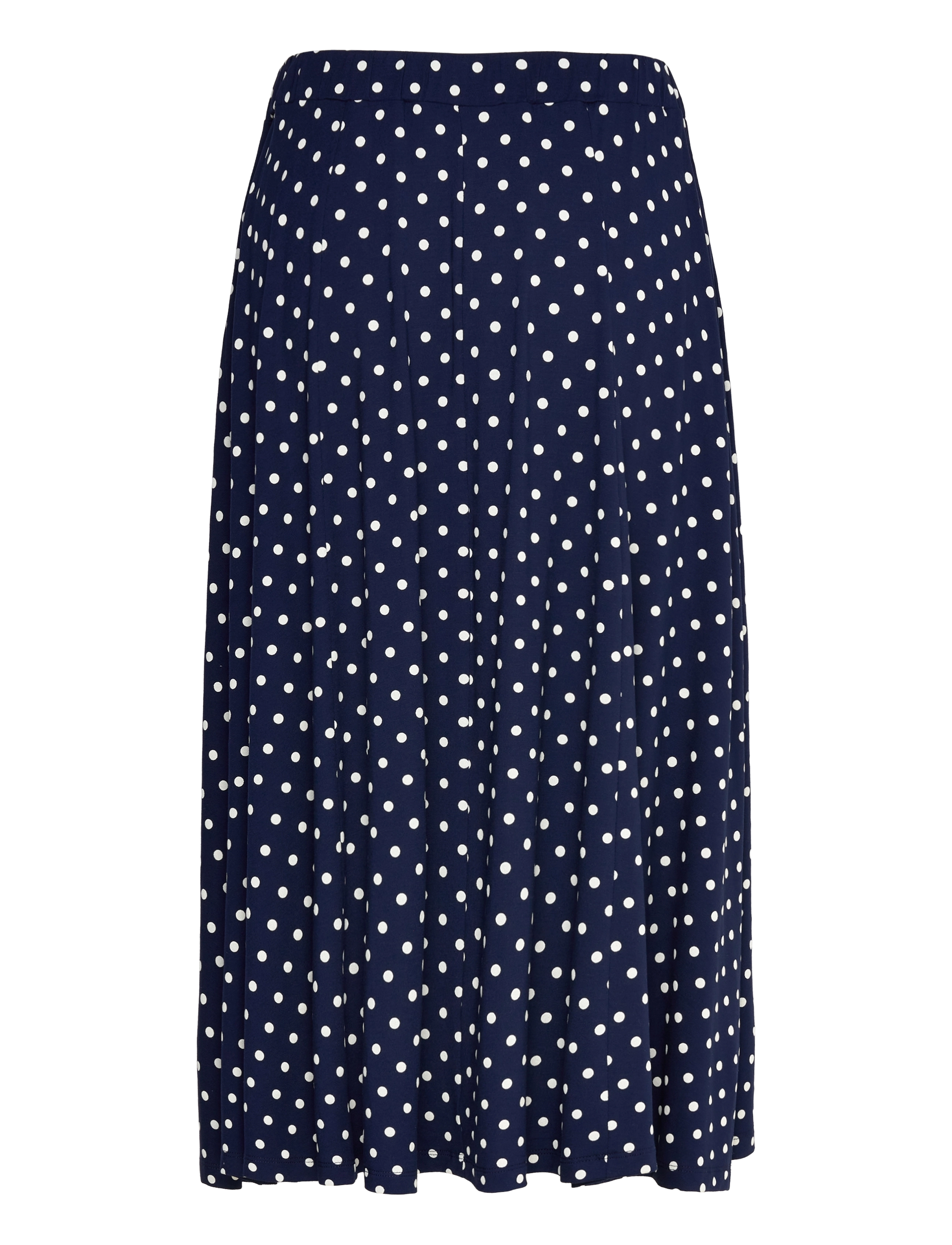 Jumperfabriken - Sunvi Dot Skirt - midi kjolar - blue - 2