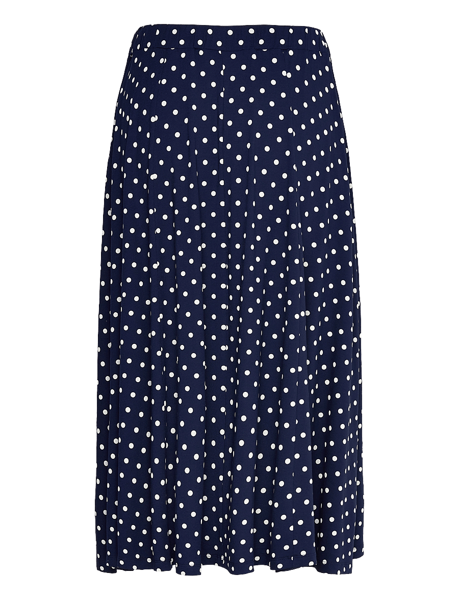 Jumperfabriken - Sunvi Dot Skirt - midi-röcke - blue - 2