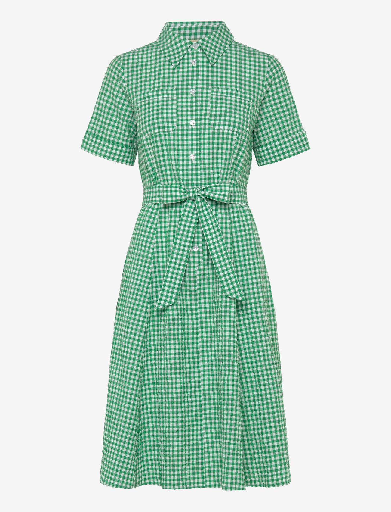 Jumperfabriken - Lexi Dress - skjortklänningar - green - 0