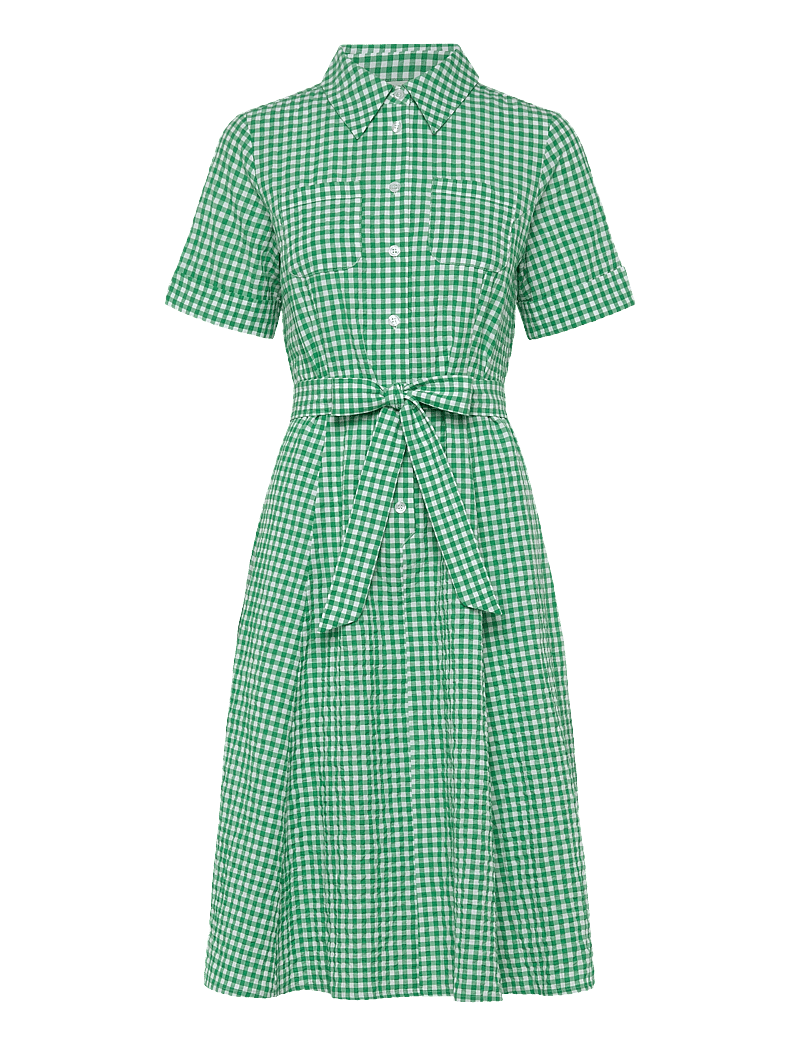 Jumperfabriken - Lexi Dress - skjortklänningar - green - 0