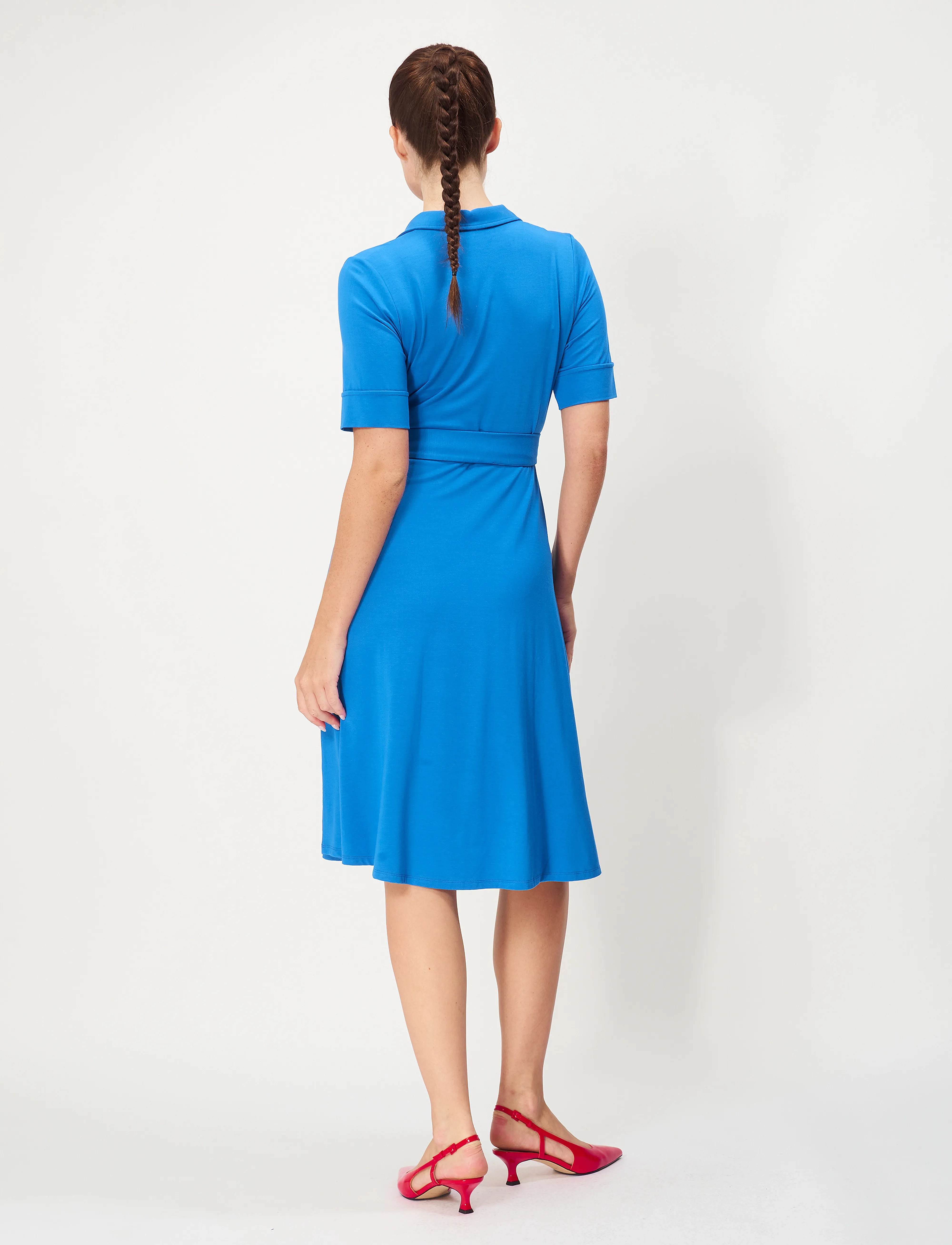 Jumperfabriken - Demi Dress - wickelkleider - blue - 5