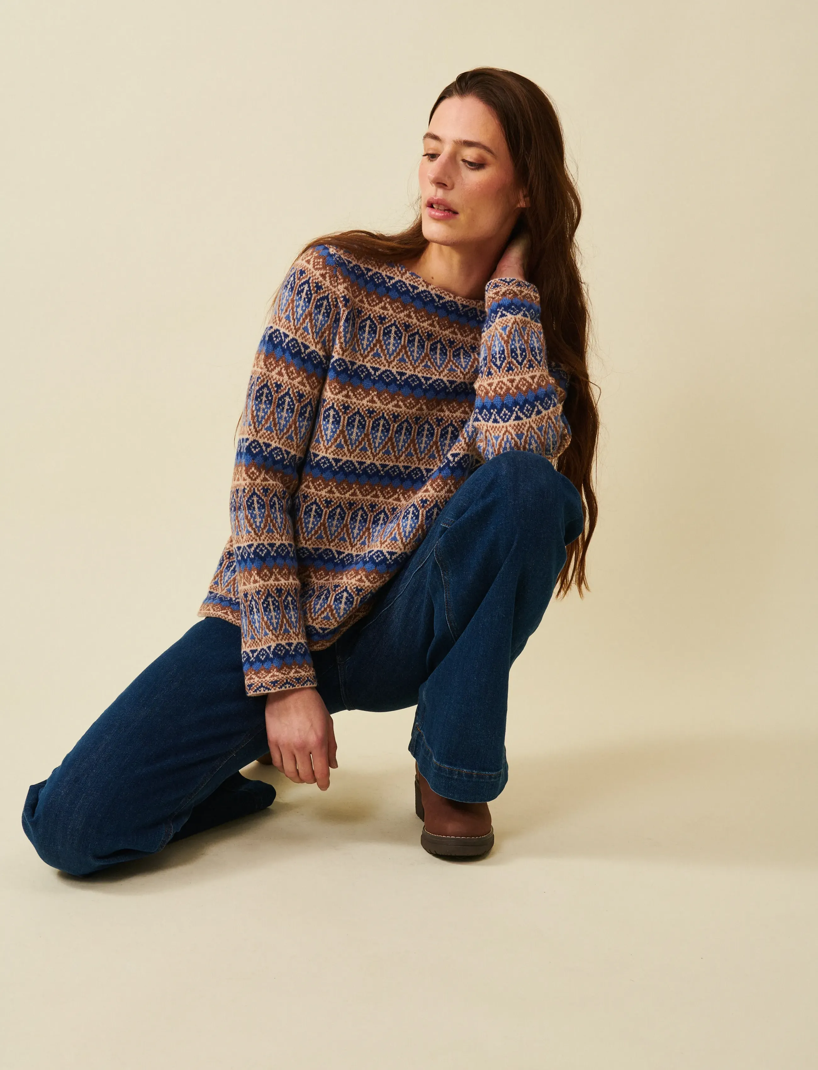 Jumperfabriken - Celeste Jumper - jumpers - blue - 3