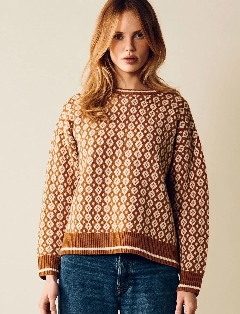 Jumperfabriken - Clothilde Jumper - striktrøjer - camel - 0