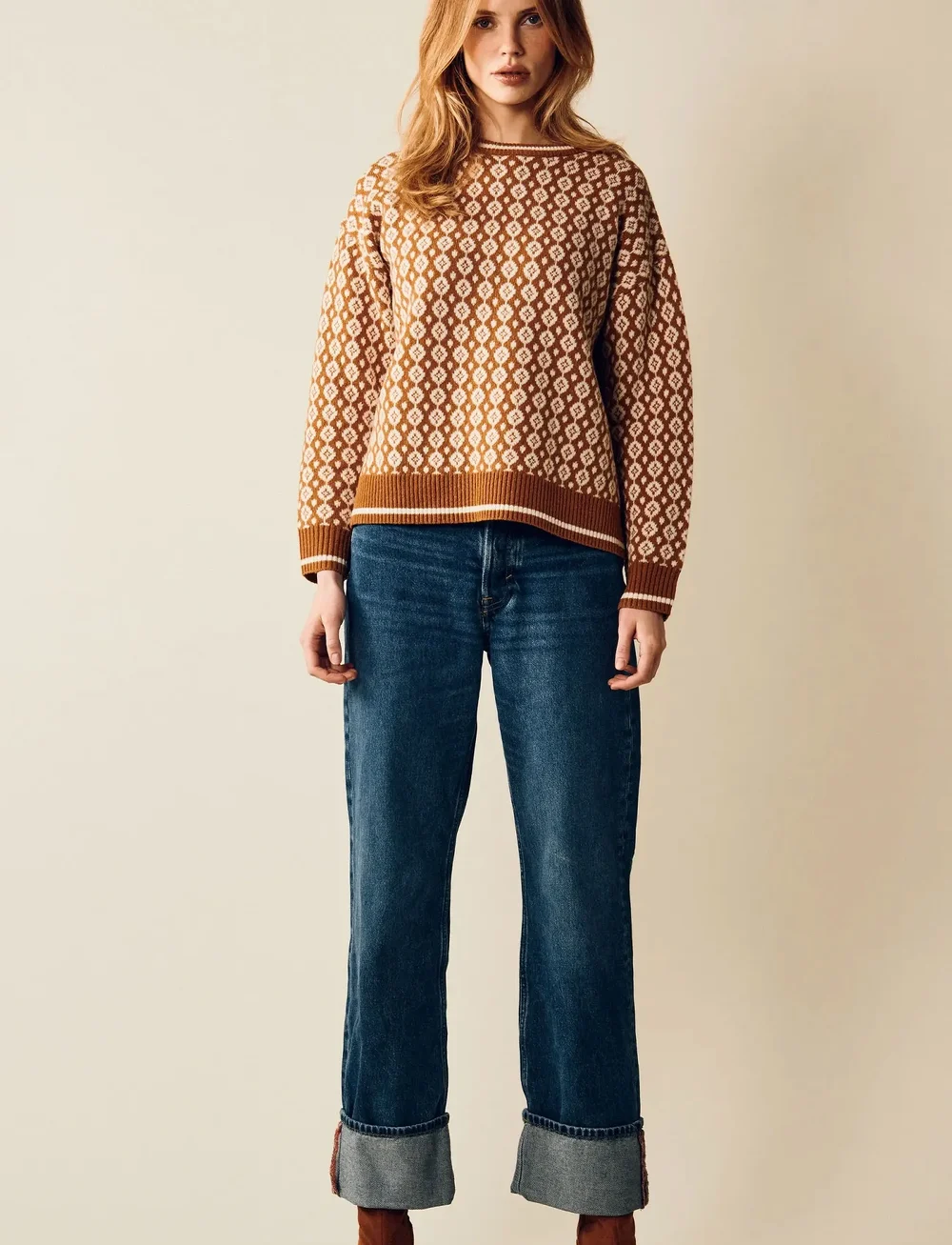 Jumperfabriken - Clothilde Jumper - striktrøjer - camel - 4