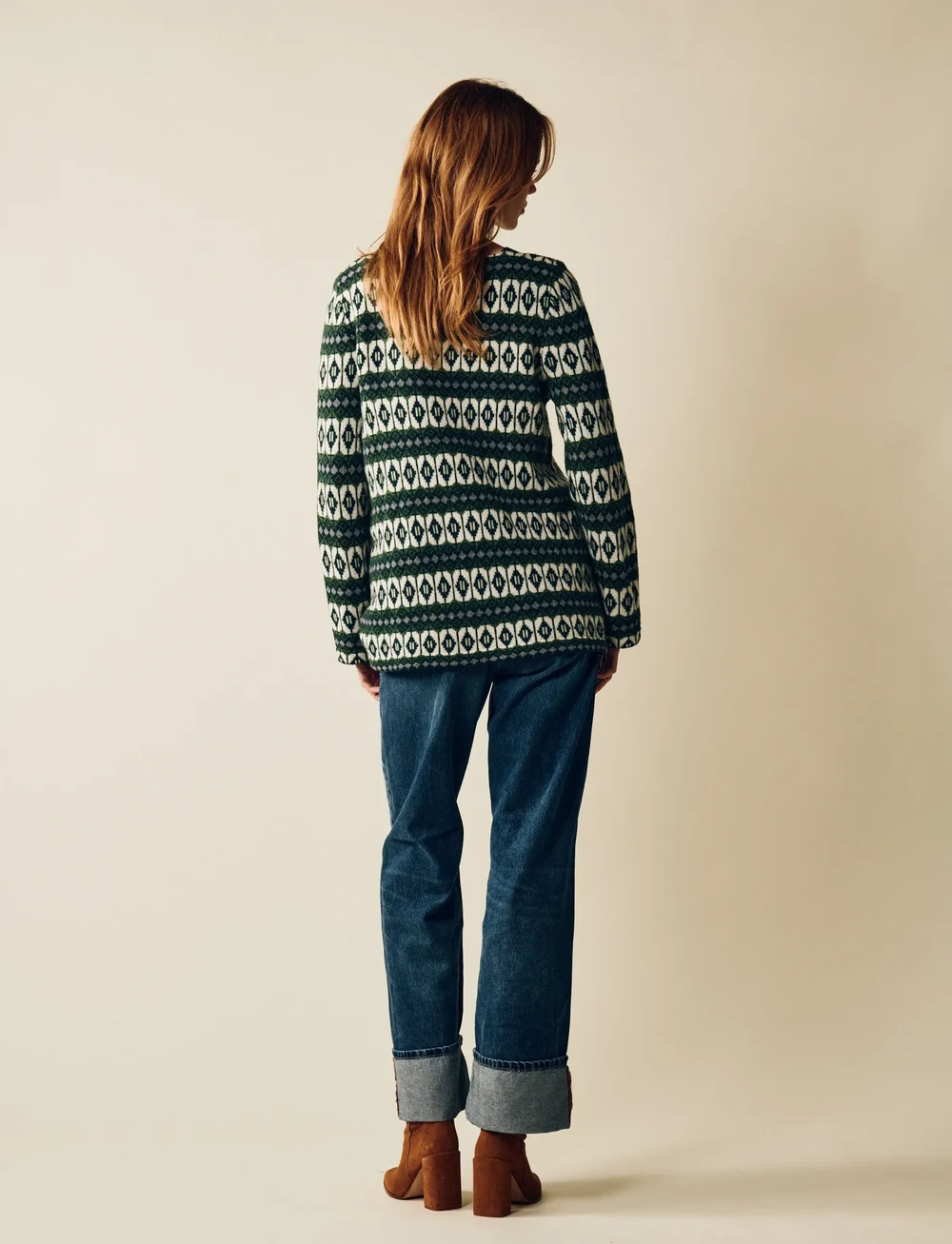 Jumperfabriken - Lilja Jumper - striktrøjer - green - 3