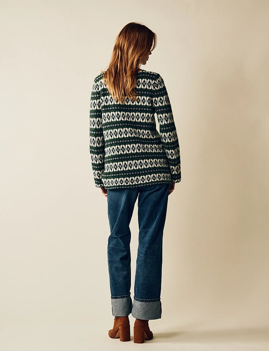 Jumperfabriken - Lilja Jumper - stickade tröjor - green - 3