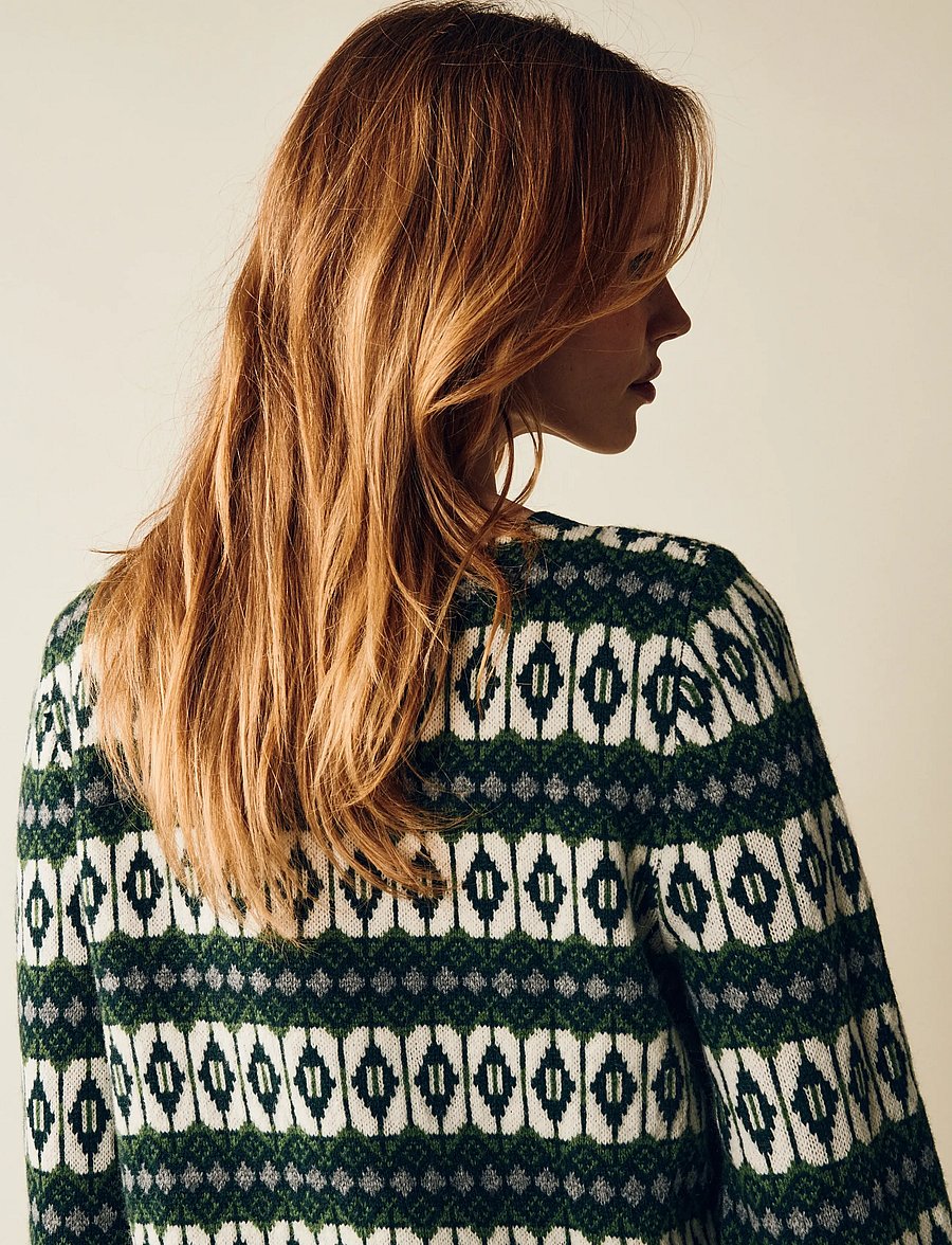 Jumperfabriken - Lilja Jumper - stickade tröjor - green - 4