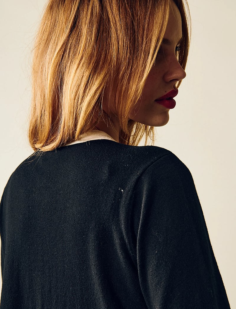 Jumperfabriken - Paulie Cardigan - cashmere - black - 3