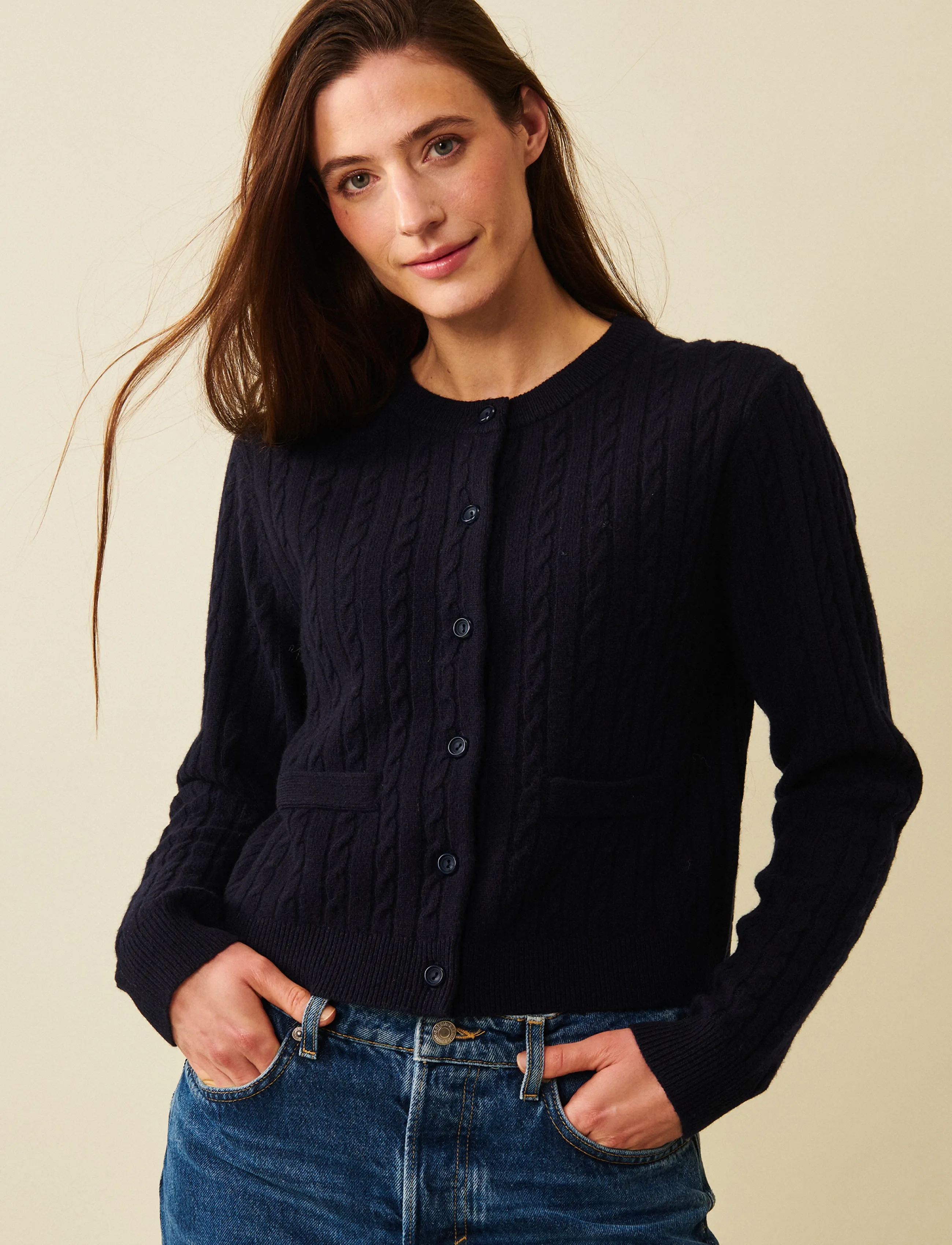 Jumperfabriken - Dawn Cardigan - strickjacken - navy - 0