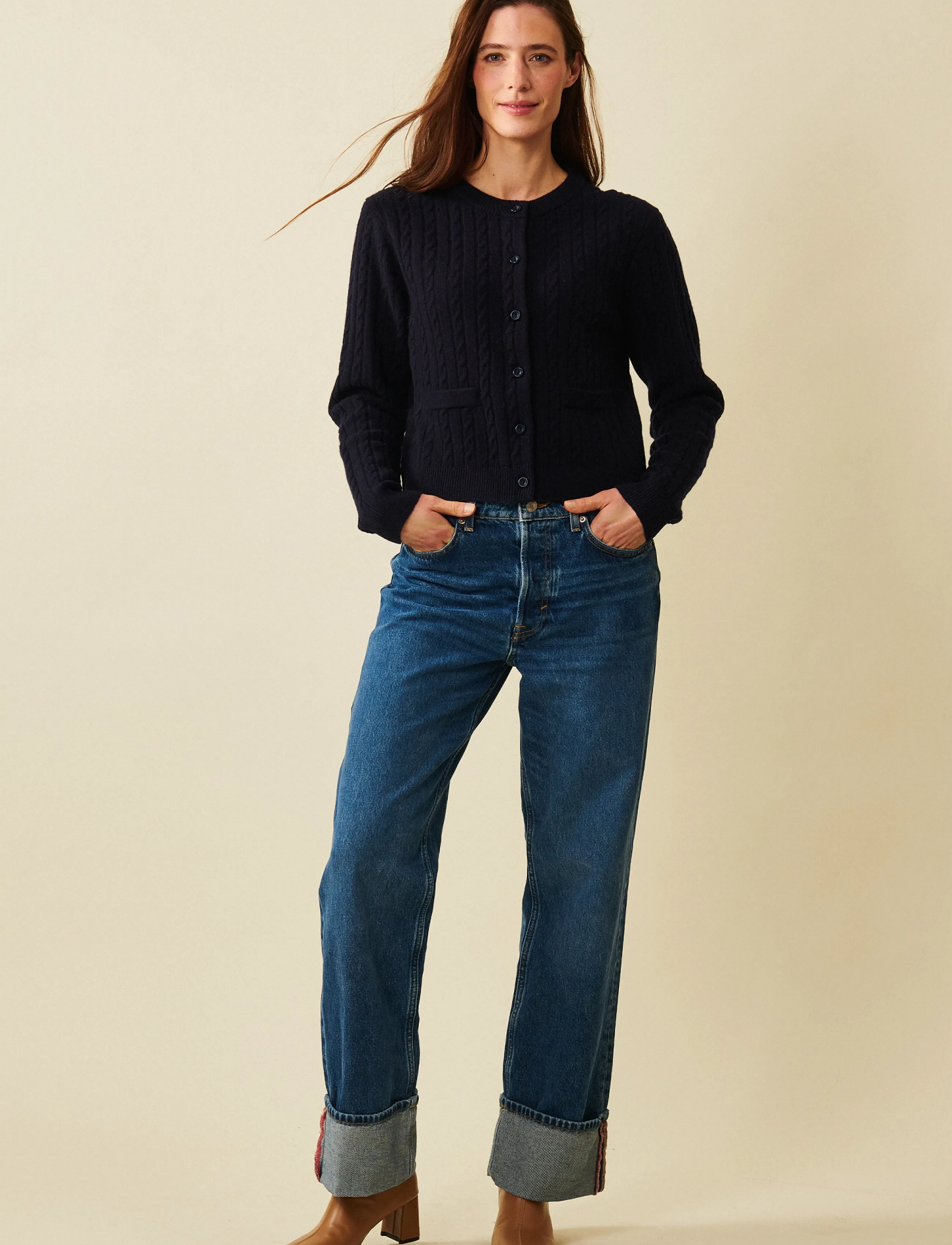 Jumperfabriken - Dawn Cardigan - strickjacken - navy - 4
