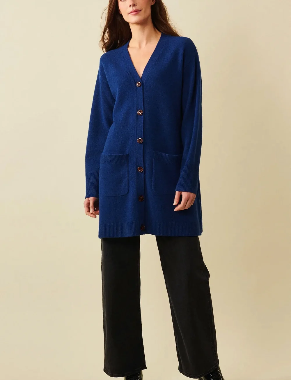 Jumperfabriken - Asta Cardigan - cardigans - midnight blue - 3