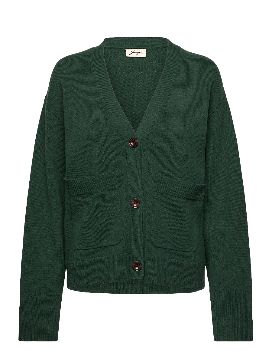 Jumperfabriken - Estrid cardigan - swetry rozpinane - green - 1