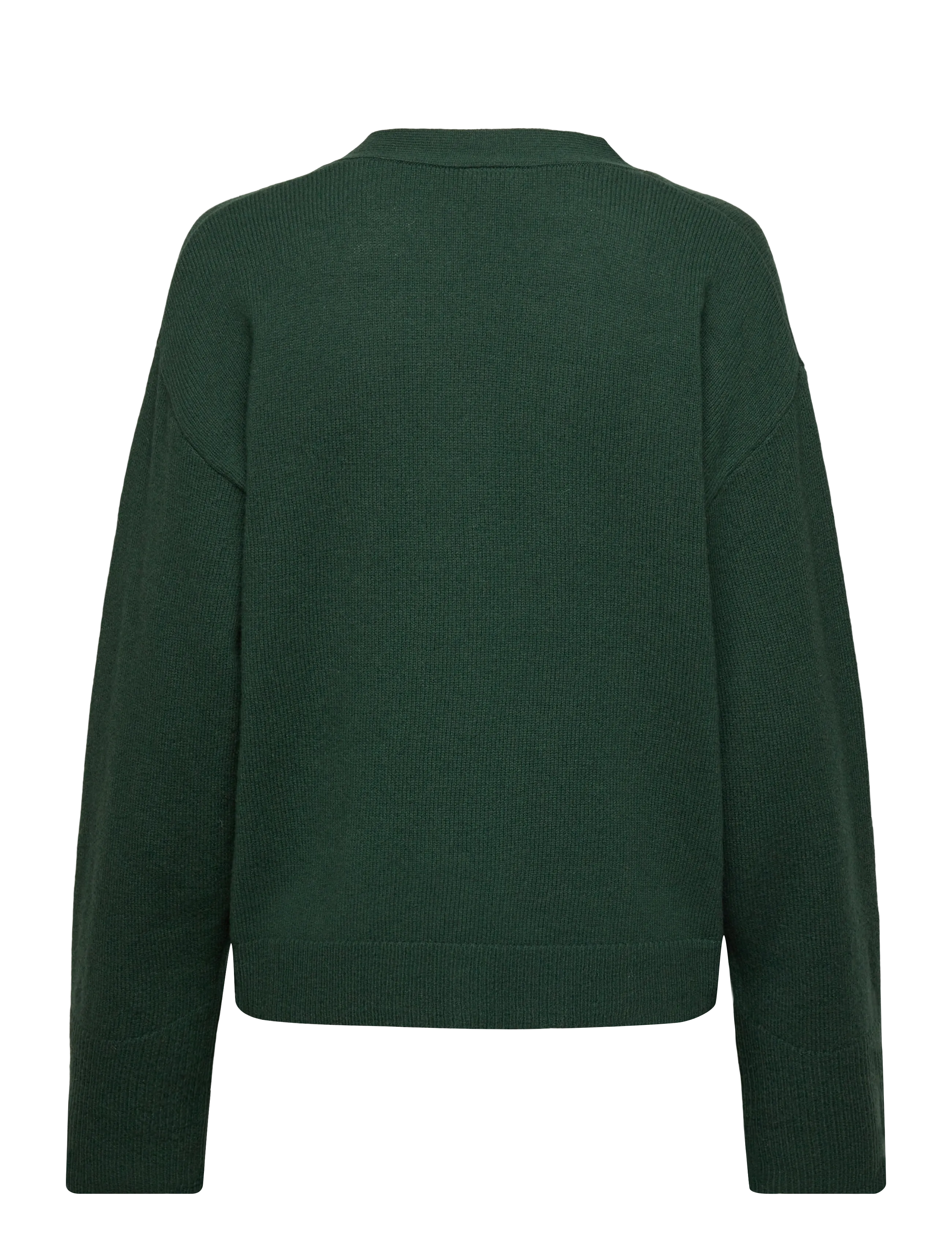 Jumperfabriken - Estrid cardigan - koftor - green - 2