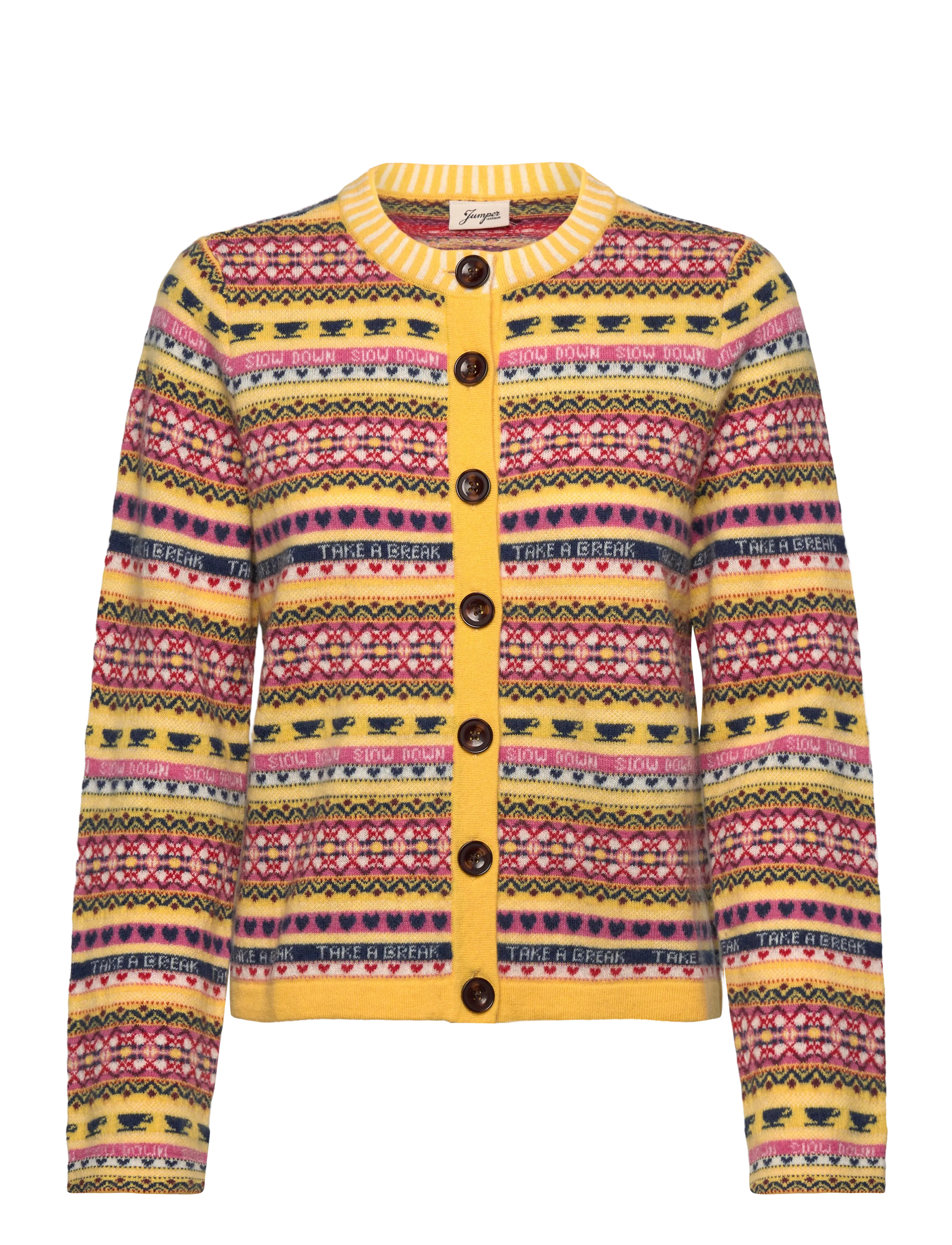 Jumperfabriken AnnaLisa Cardigan - Cardigans - YELLOW / yellow