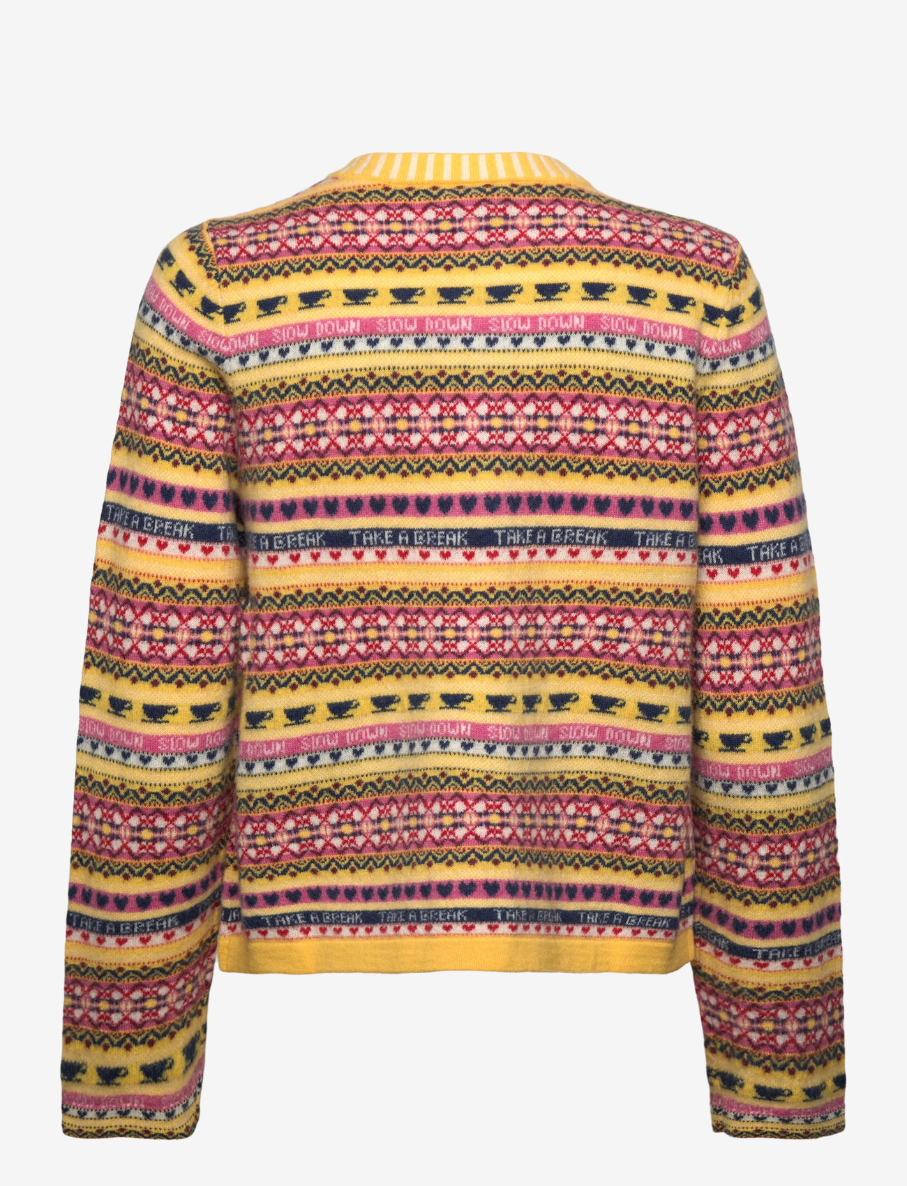 Jumperfabriken - AnnaLisa Cardigan - koftor - yellow - 2