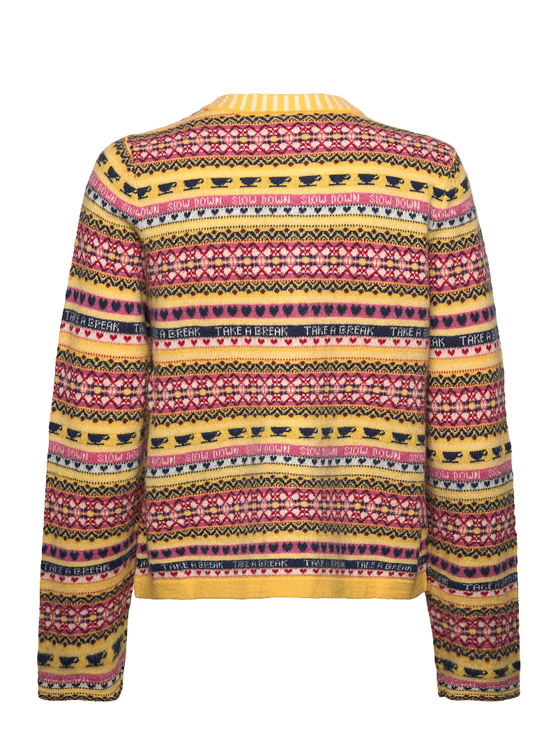 Jumperfabriken - AnnaLisa Cardigan - koftor - yellow - 2