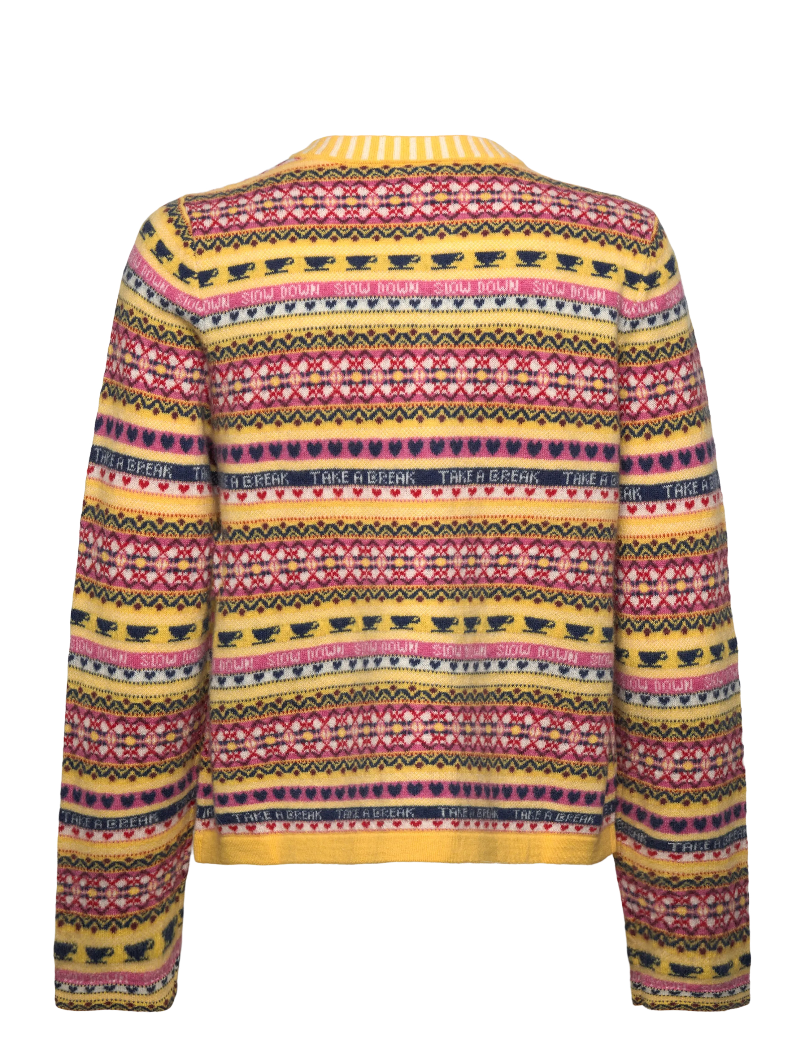 Jumperfabriken - AnnaLisa Cardigan - hnepptar peysur - yellow - 2