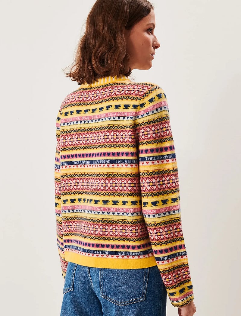 Jumperfabriken - AnnaLisa Cardigan - koftor - yellow - 3