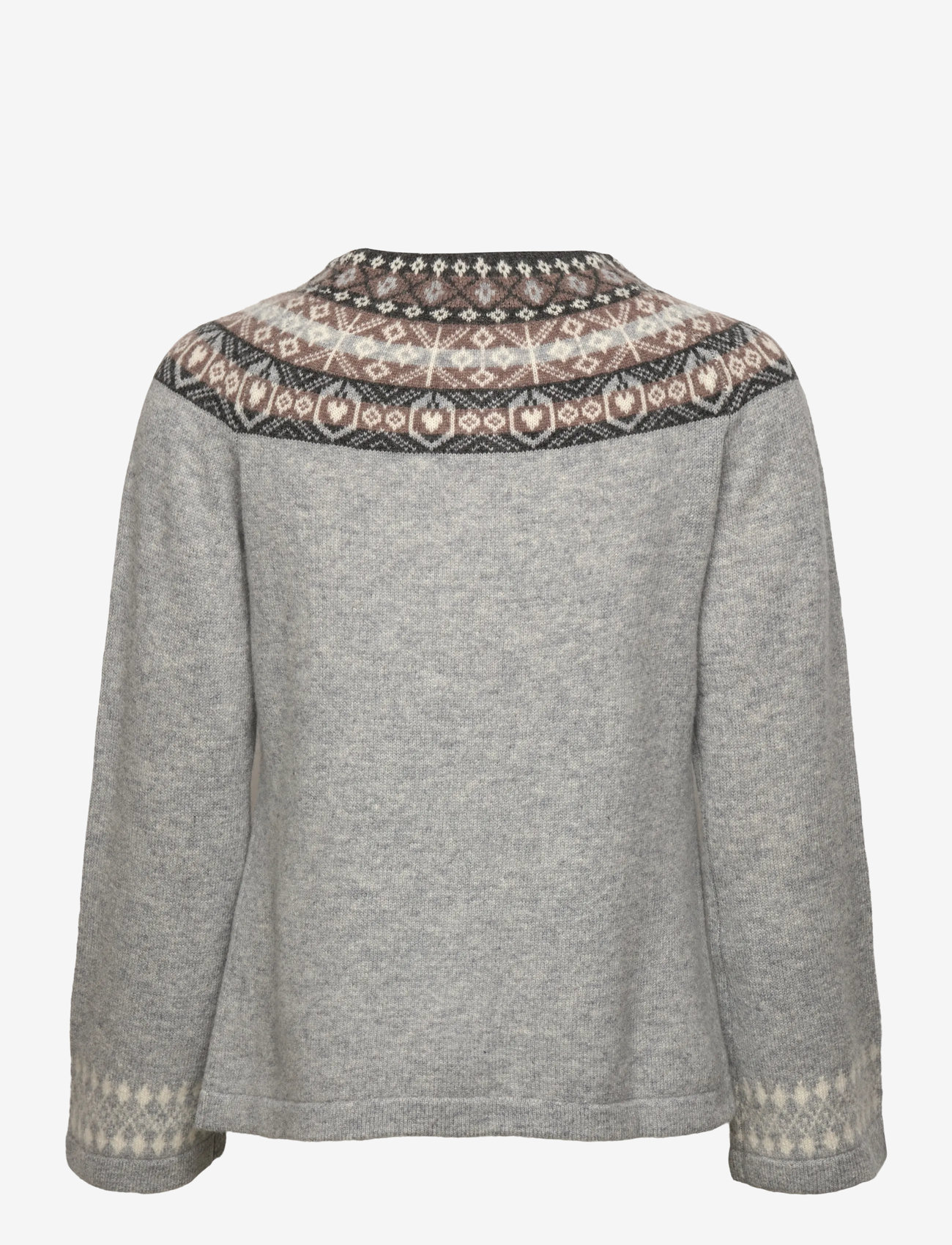 Jumperfabriken - Vendela cardigan - koftor - grey - 2