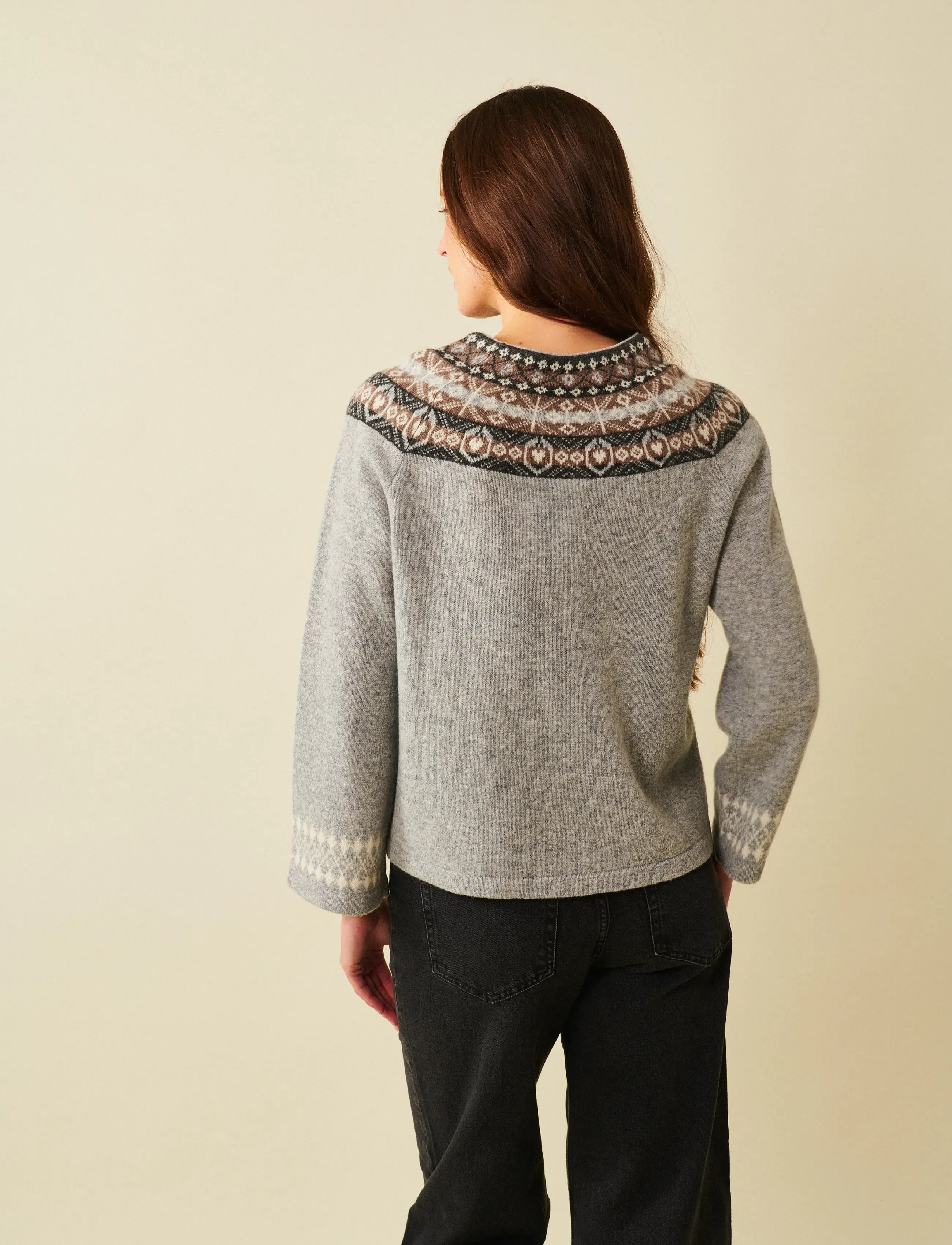 Jumperfabriken - Vendela cardigan - grey - 3