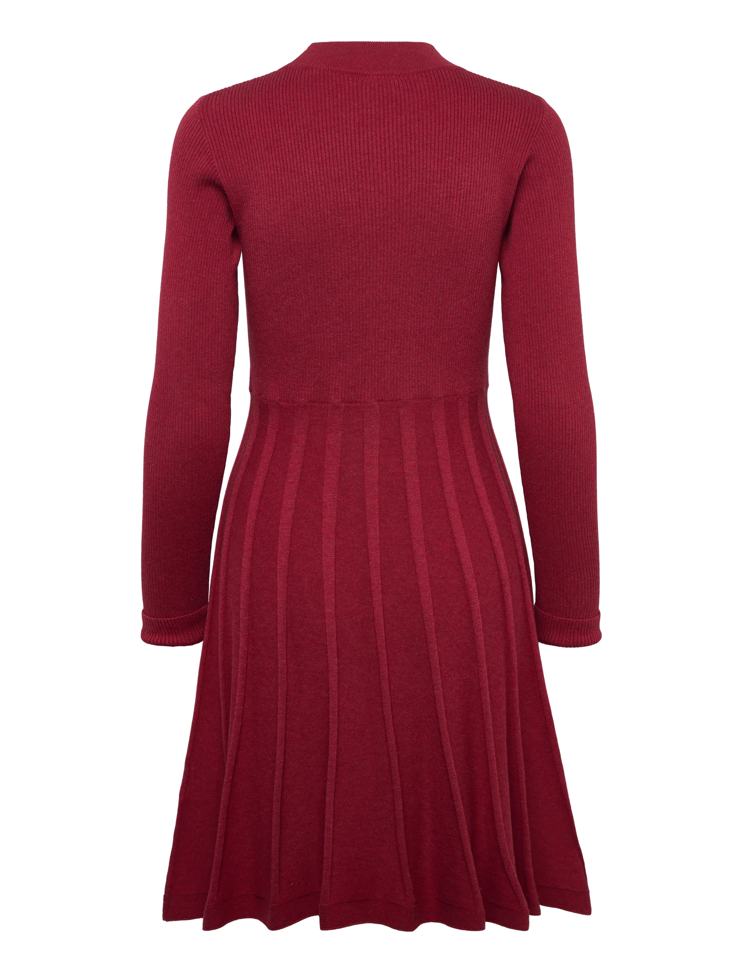 Jumperfabriken - Henna Dress - knitted dresses - dark red - 1