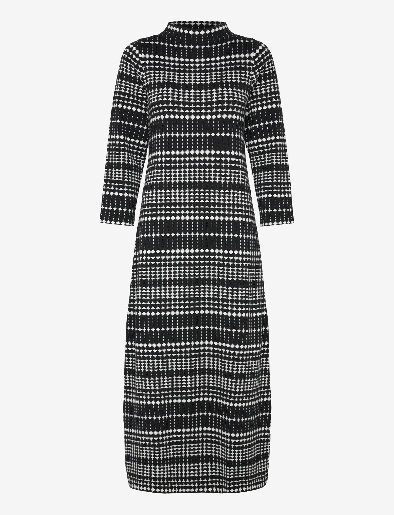 Jumperfabriken - Wednesday Dress - strikkjoler - black - 0