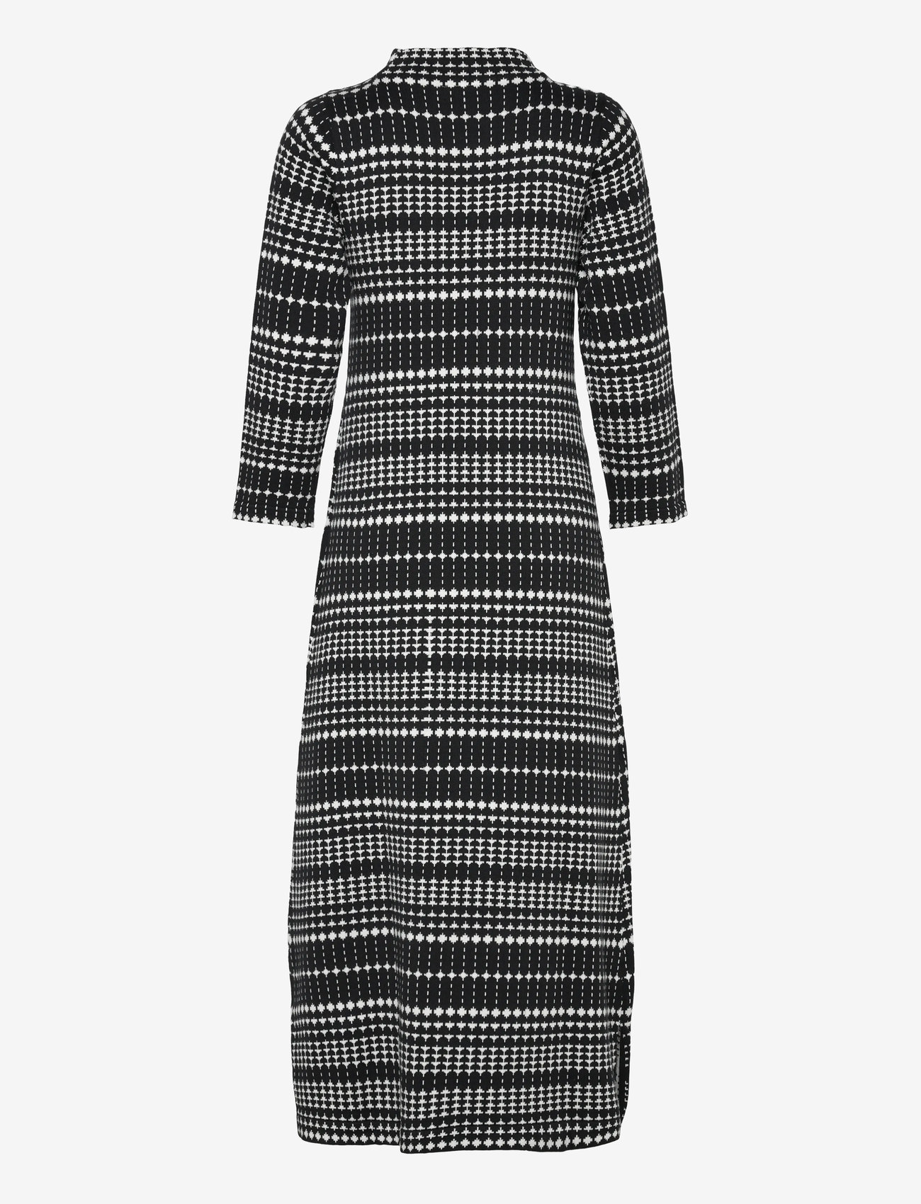 Jumperfabriken - Wednesday Dress - strikkjoler - black - 1