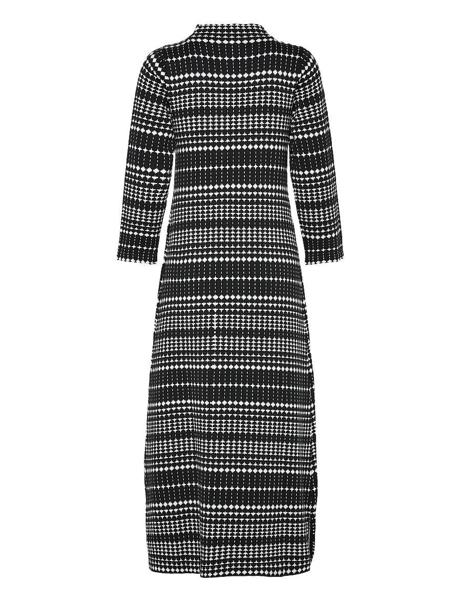 Jumperfabriken - Wednesday Dress - prjónaðir kjólar - black - 1