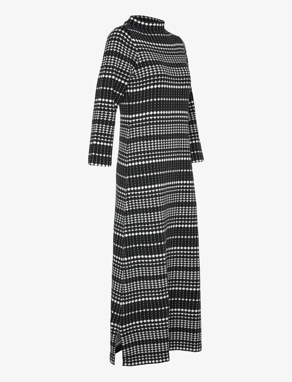 Jumperfabriken - Wednesday Dress - stickade klänningar - black - 3