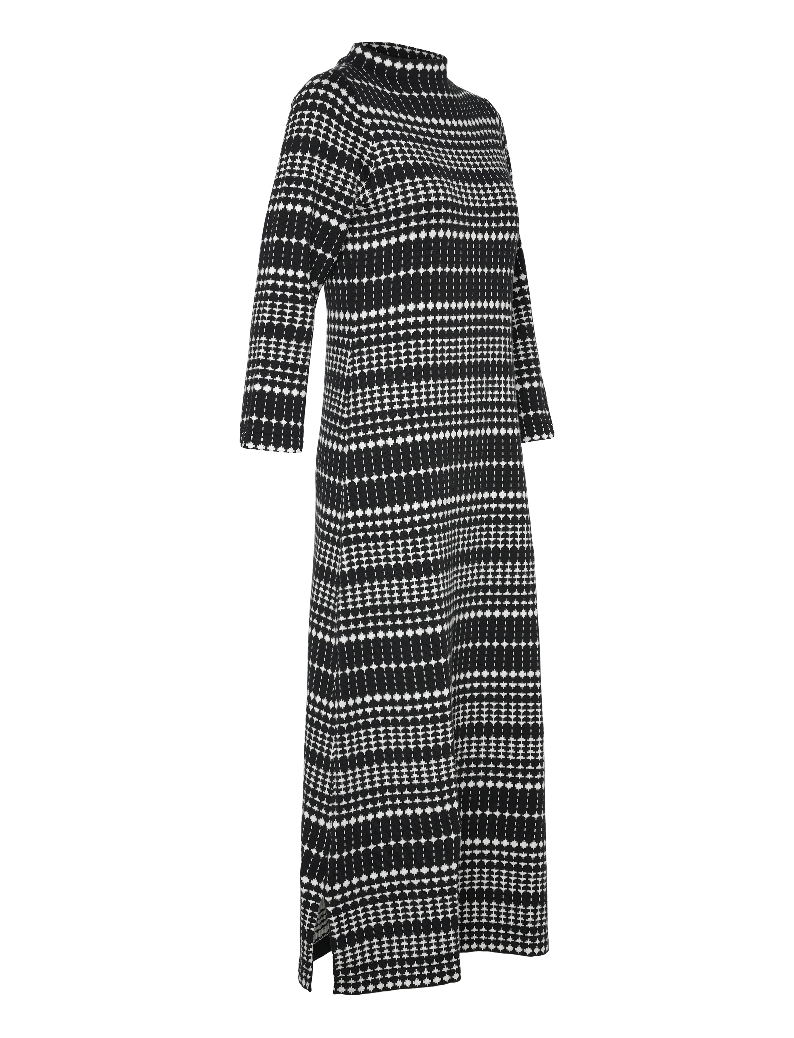 Jumperfabriken - Wednesday Dress - knitted dresses - black - 3