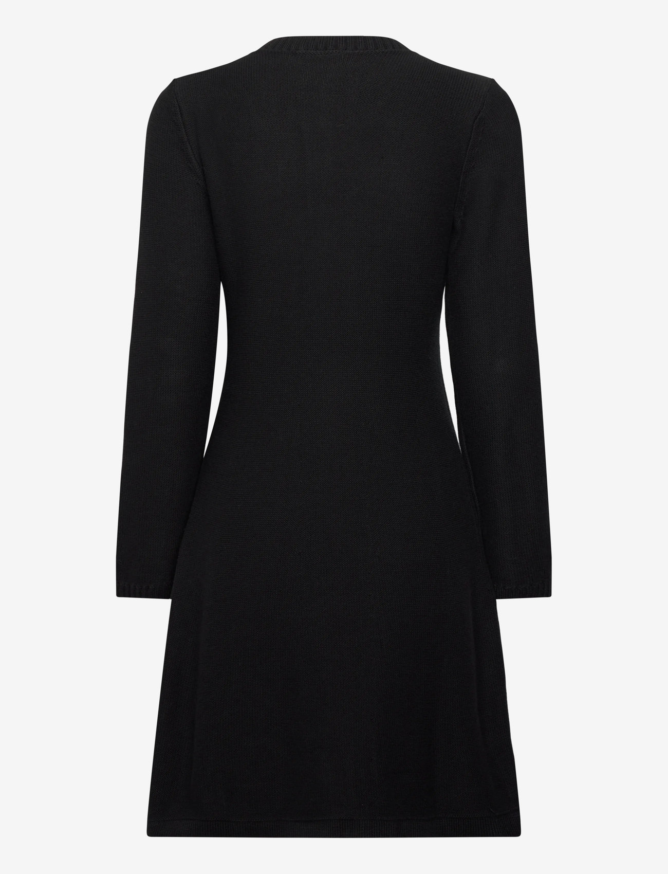 Jumperfabriken - Roxa Dress - stickade klänningar - black - 2