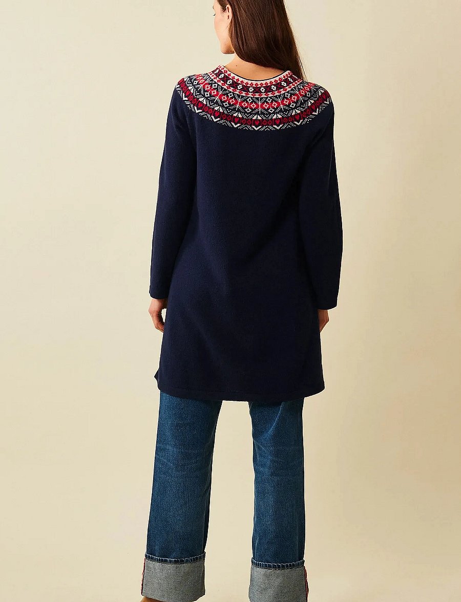Jumperfabriken - Verna Dress - neulemekot - navy - 3