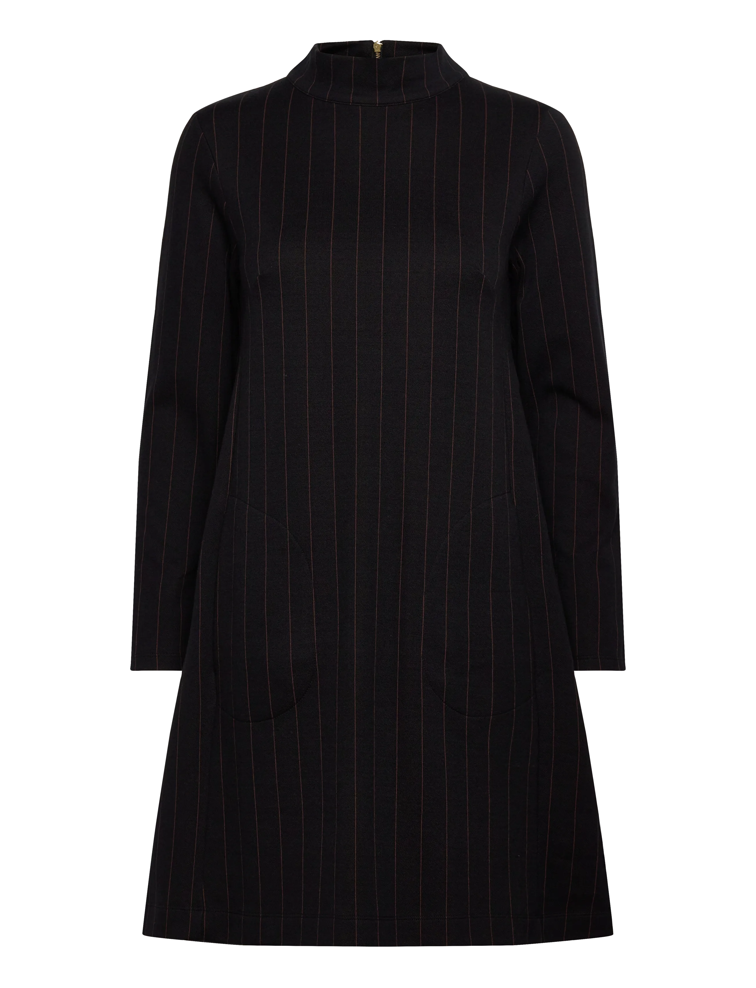 JUMPERFABRIKEN Bernadette Stripe Kleid Schwarz - XL - Damen