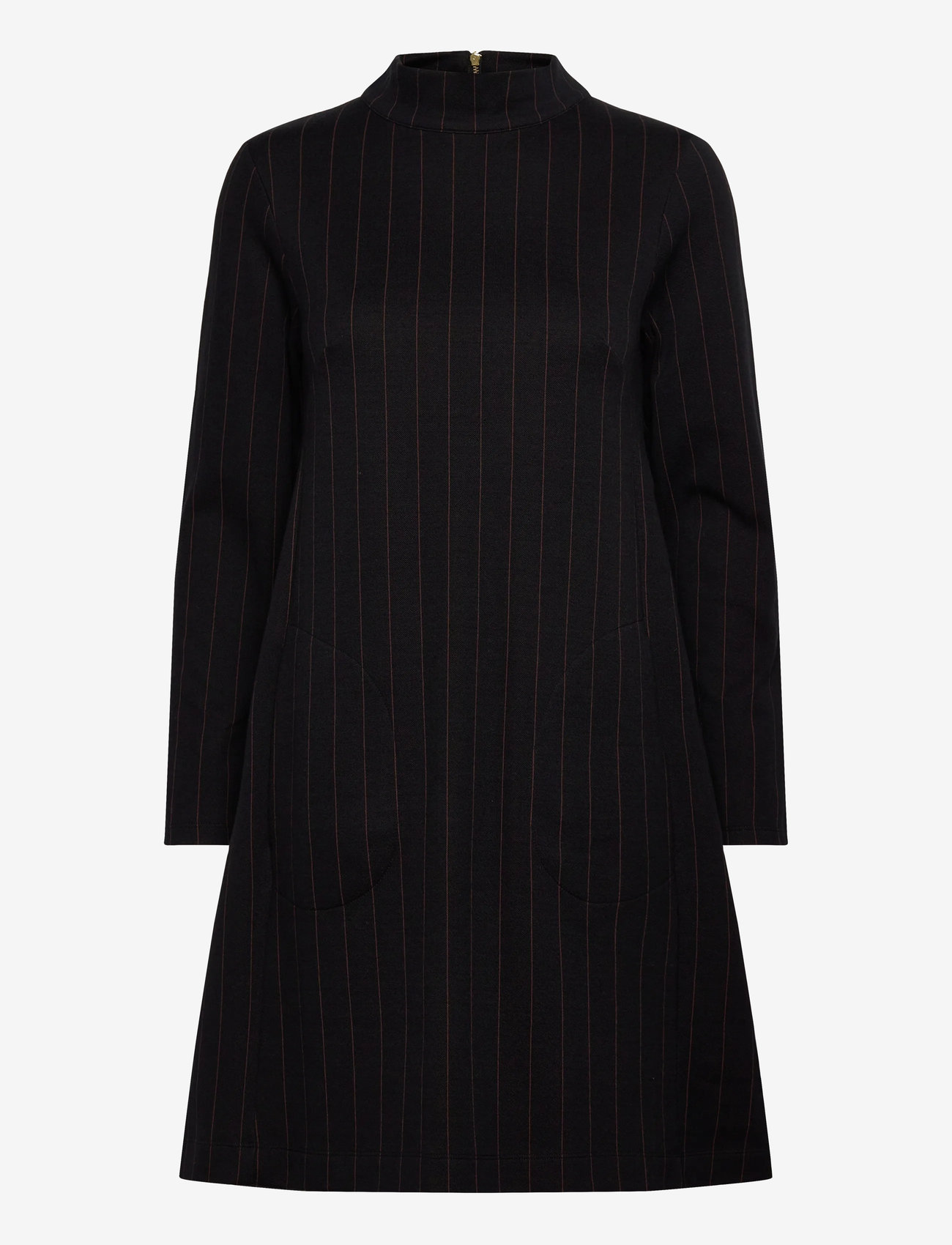 Jumperfabriken - Bernadette Stripe Dress - korte kjoler - black - 1