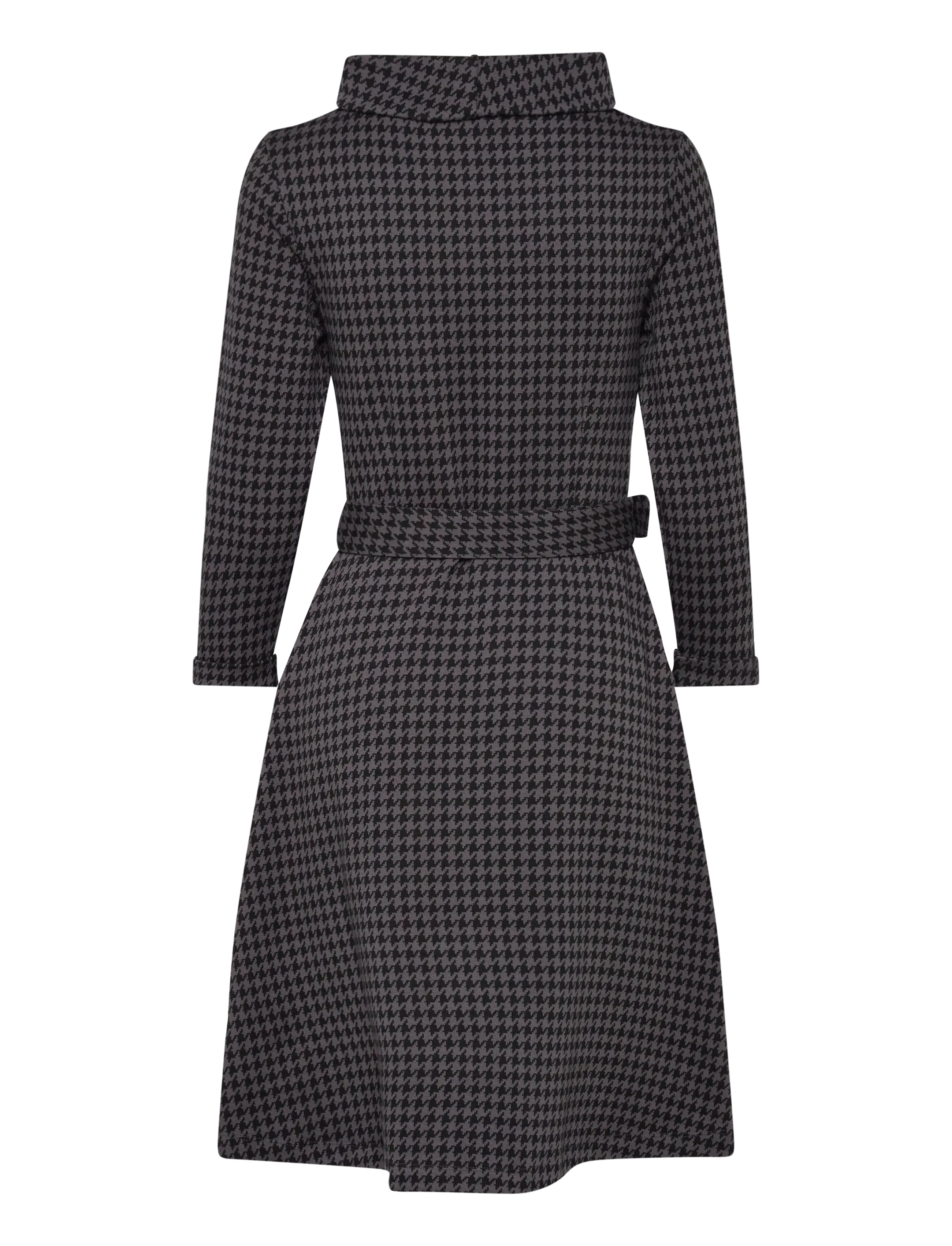 Jumperfabriken - Kim Houndstooth Dress - vidutinio ilgio suknelės - grey - 2