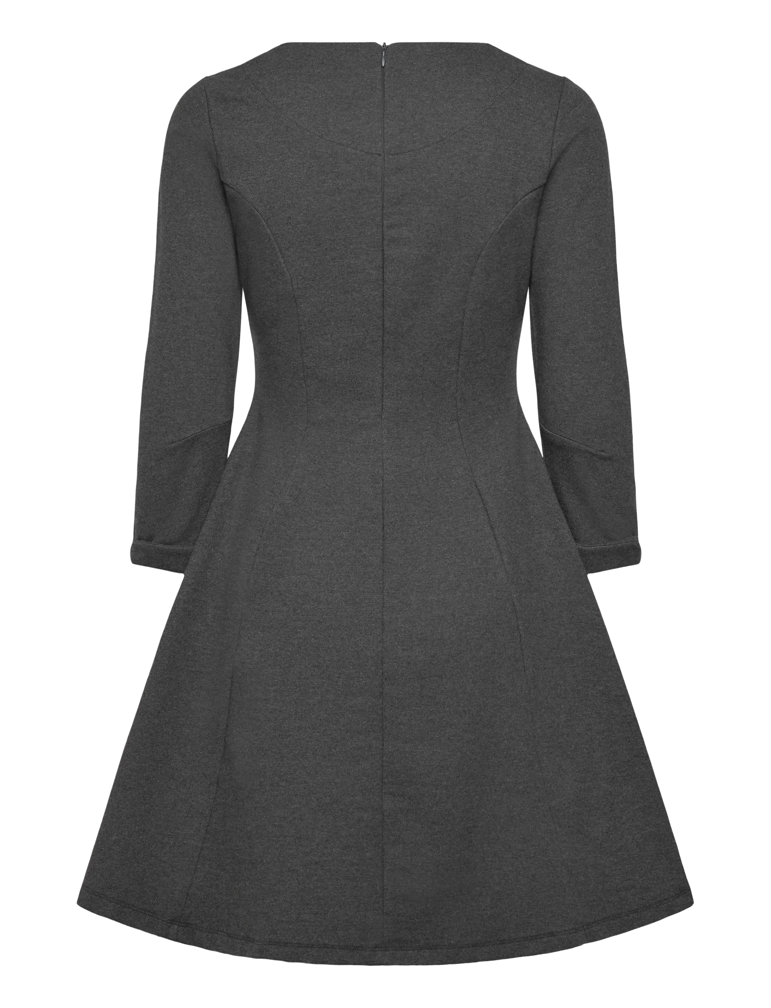 Jumperfabriken - Ramira Dress - kokteilinės suknelės - grey - 1