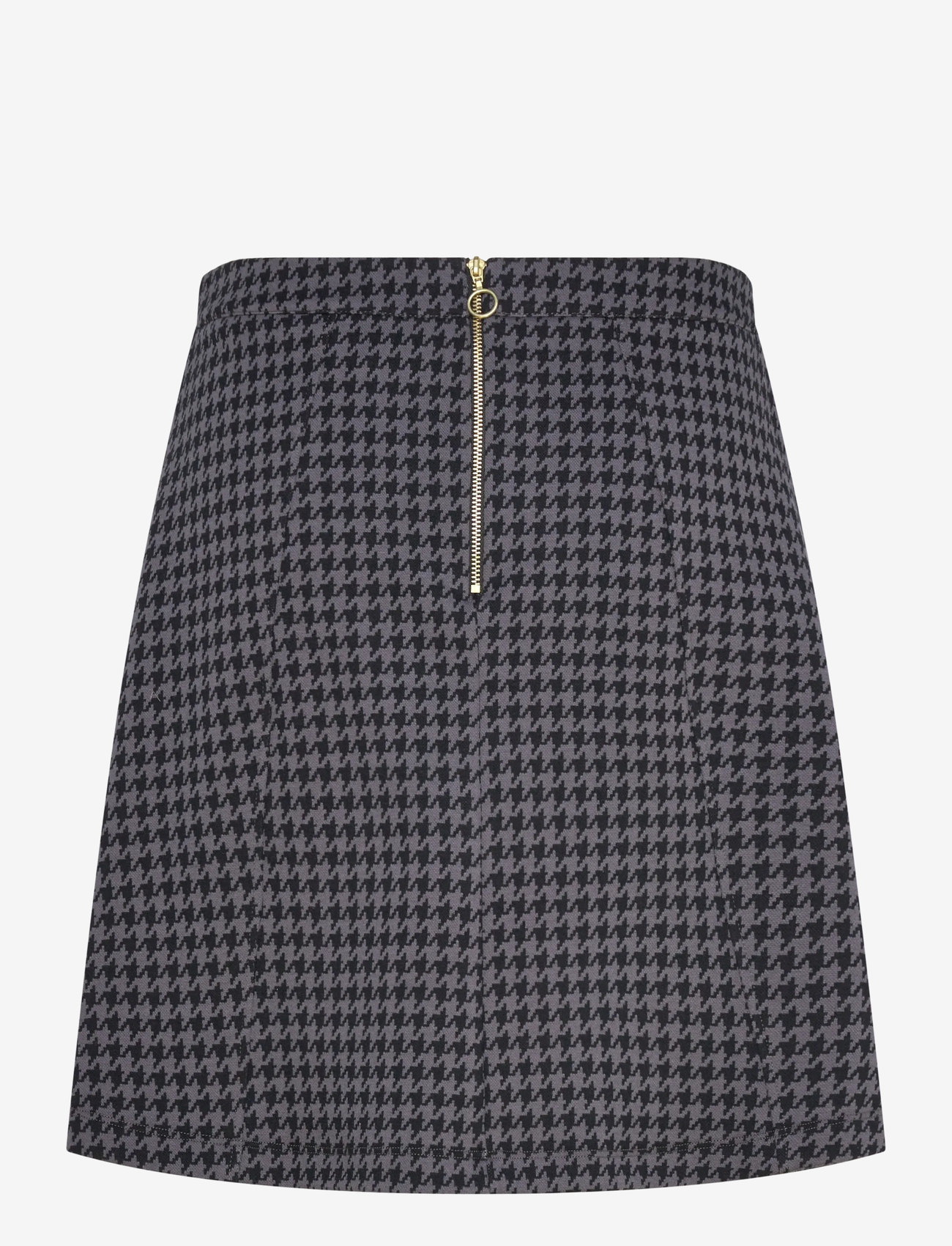 Jumperfabriken - Madeleine Houndstooth Skirt - spódnice mini - grey - 2