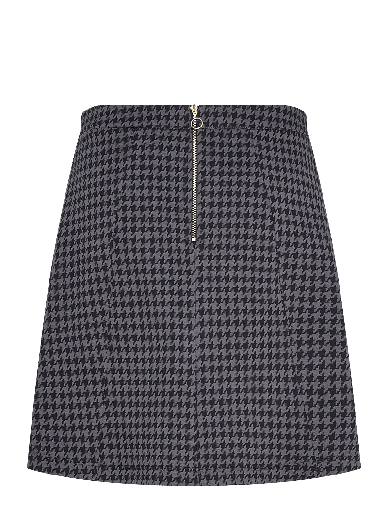 Jumperfabriken - Madeleine Houndstooth Skirt - spódnice mini - grey - 2